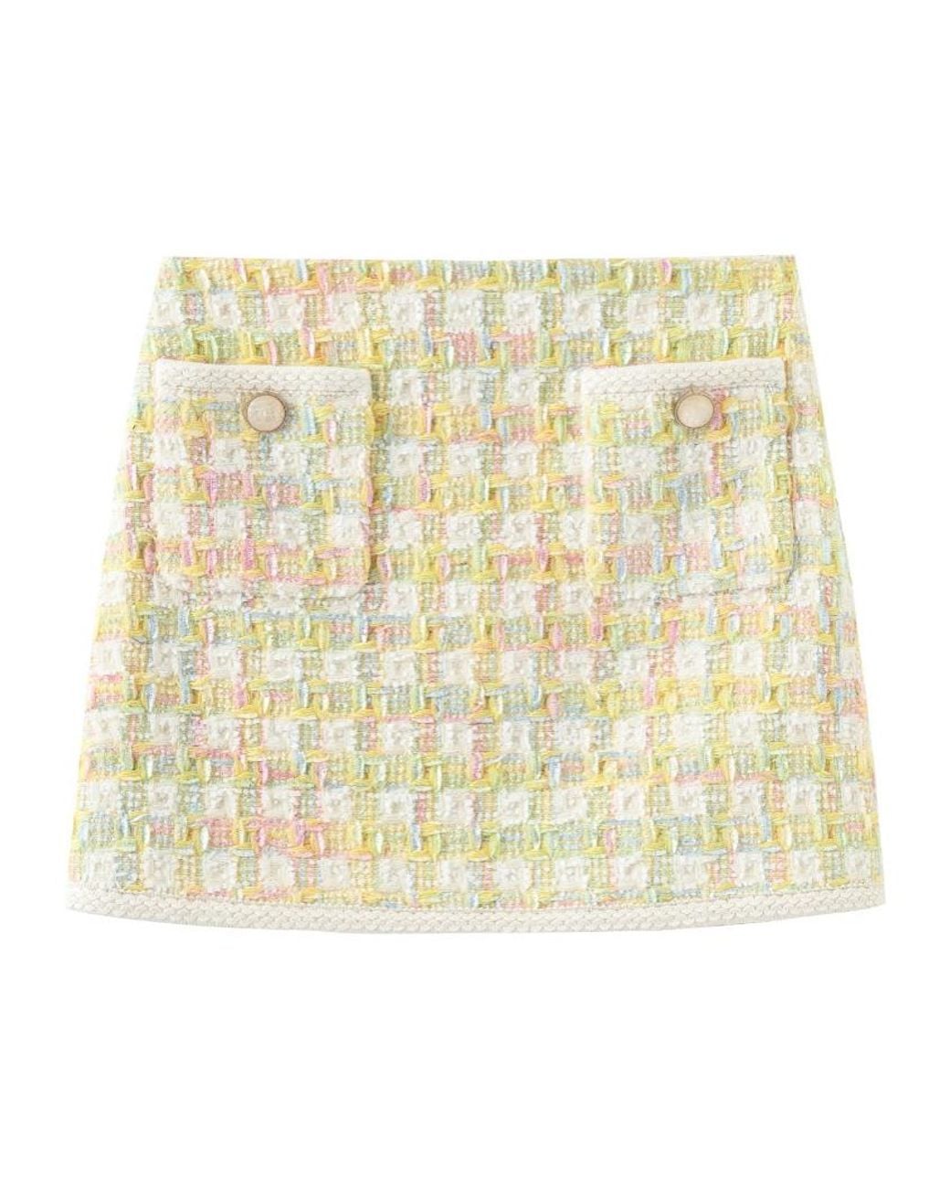 Marissa Chiara Natural A-Line Skirt