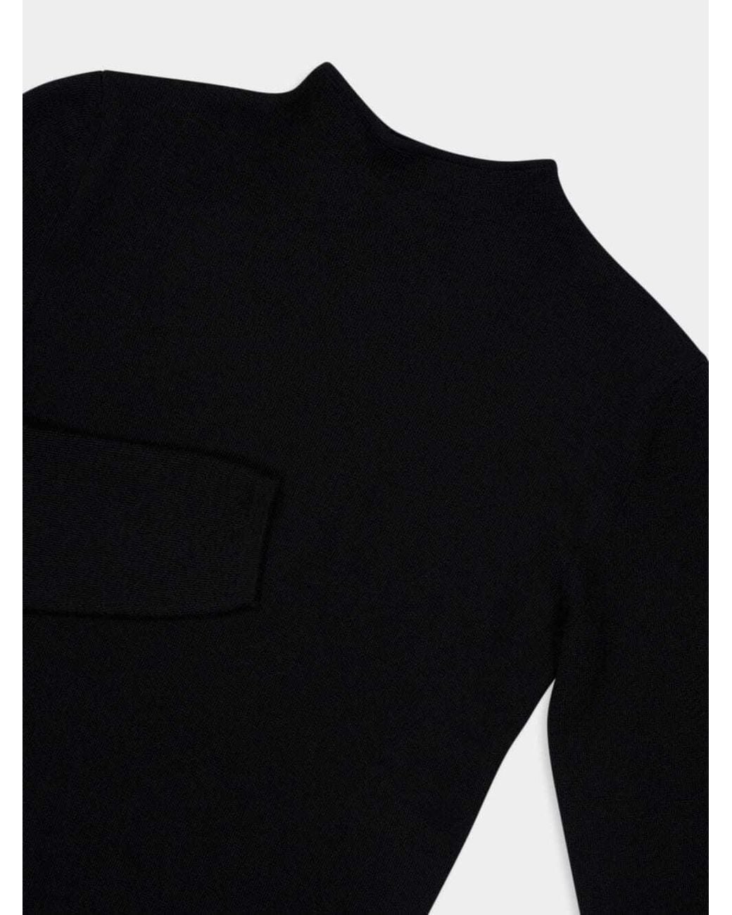 Tom Ford Black Crewneck Knitted Dress