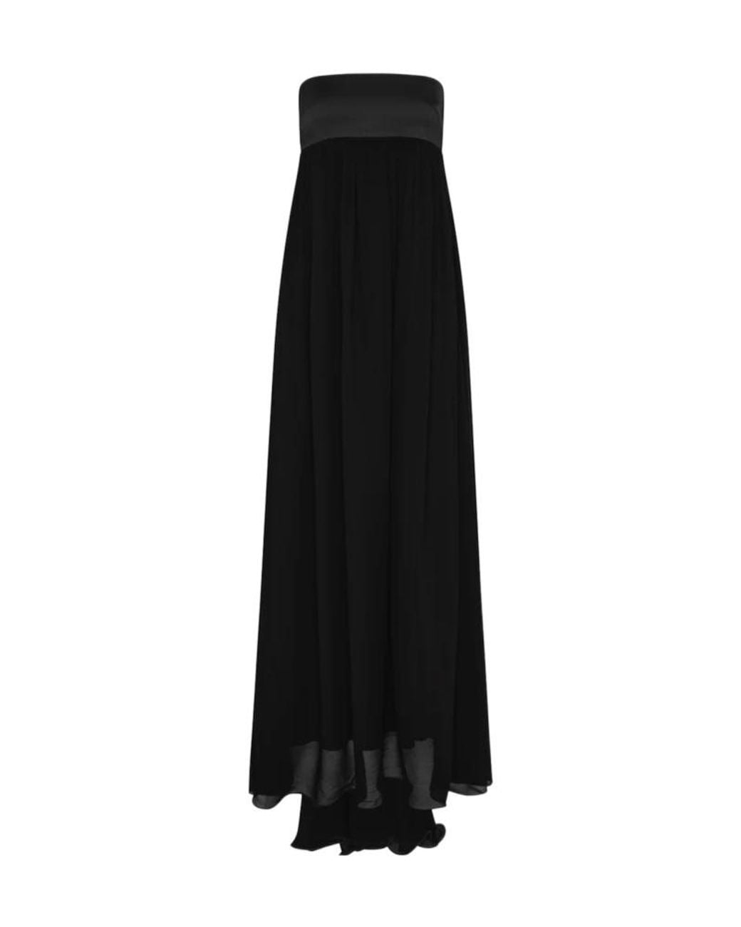 Posse Black Solene Strapless Maxi Dress