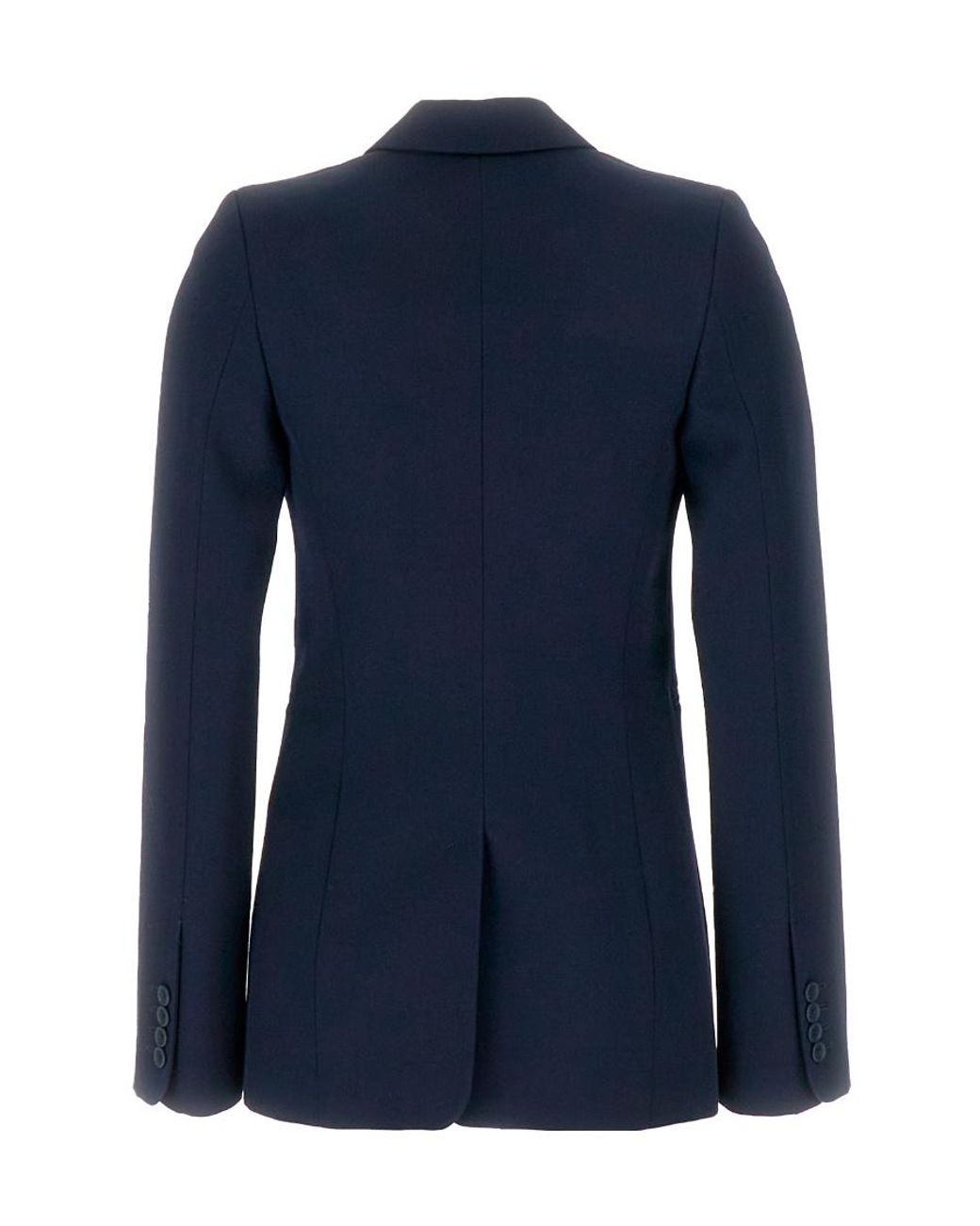 Off-White c/o Virgil Abloh Blue Belted Buttoned Long-Sleeved Jacket