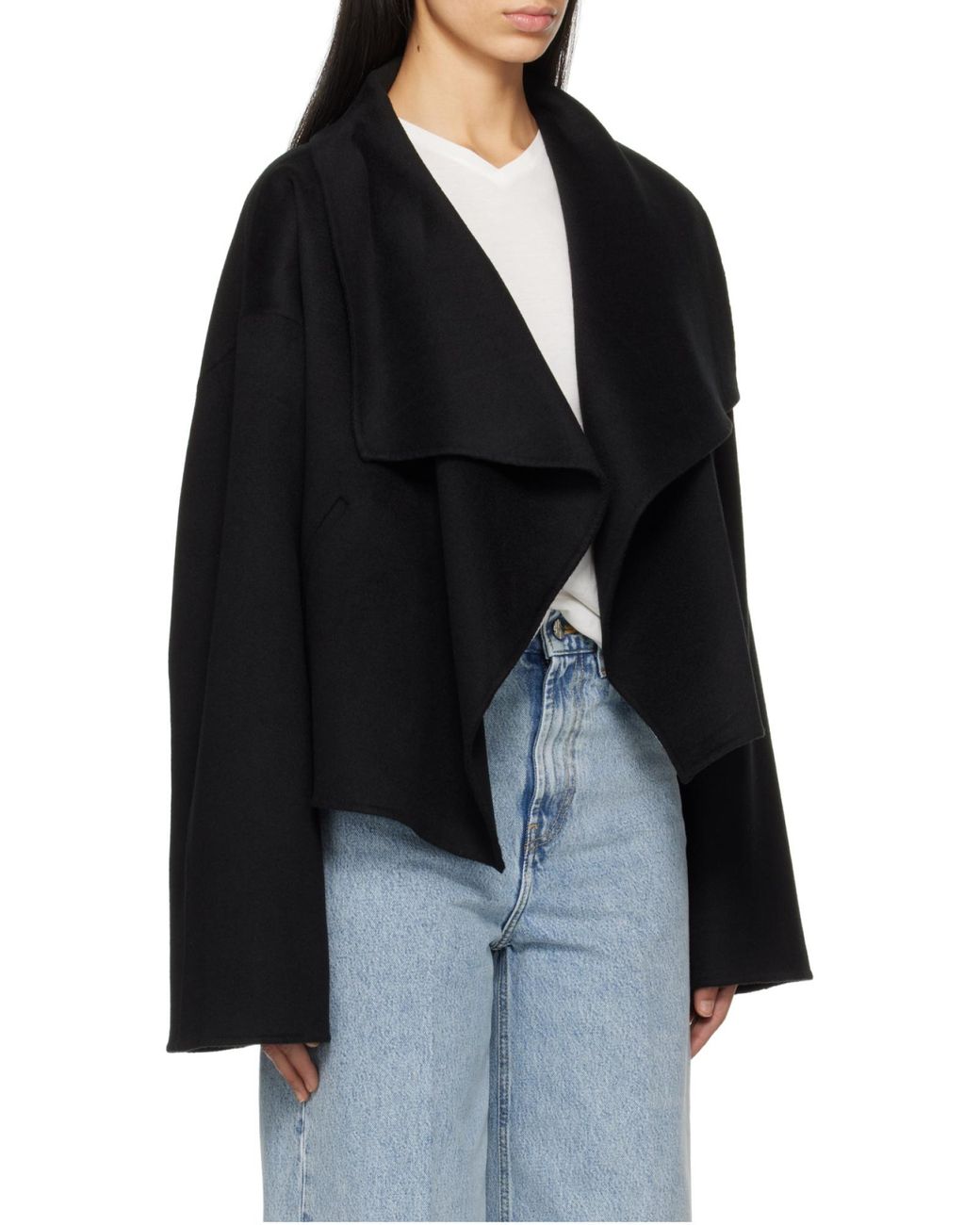 Totême Black Signature Double Jacket