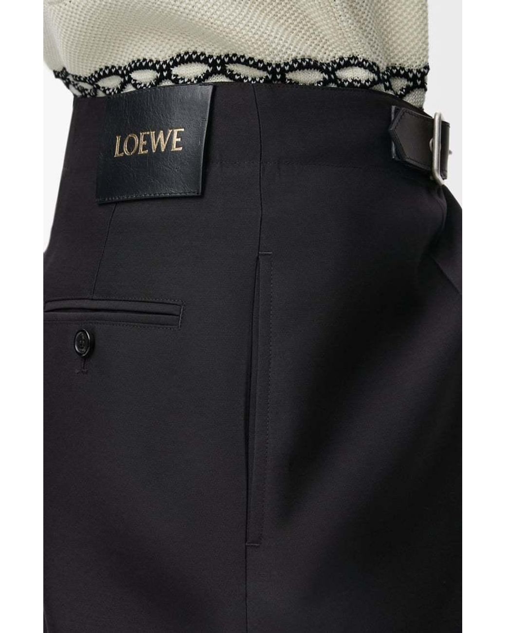 Loewe Black Belted Trousers