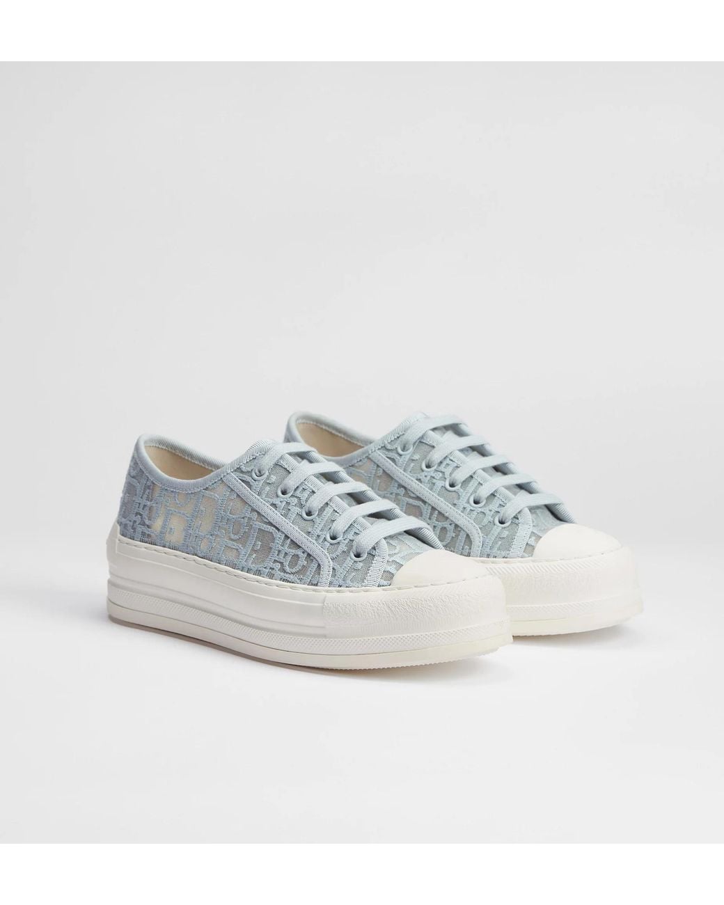 Dior Gray Walk'N' Platform Sneaker
