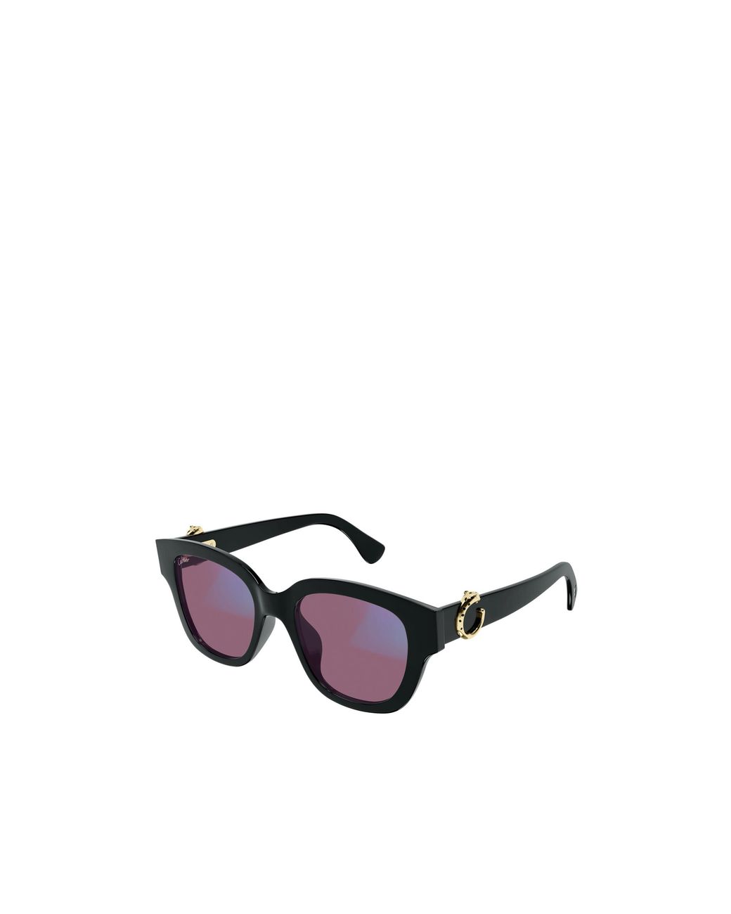 Cartier White Square Frame Sunglasses