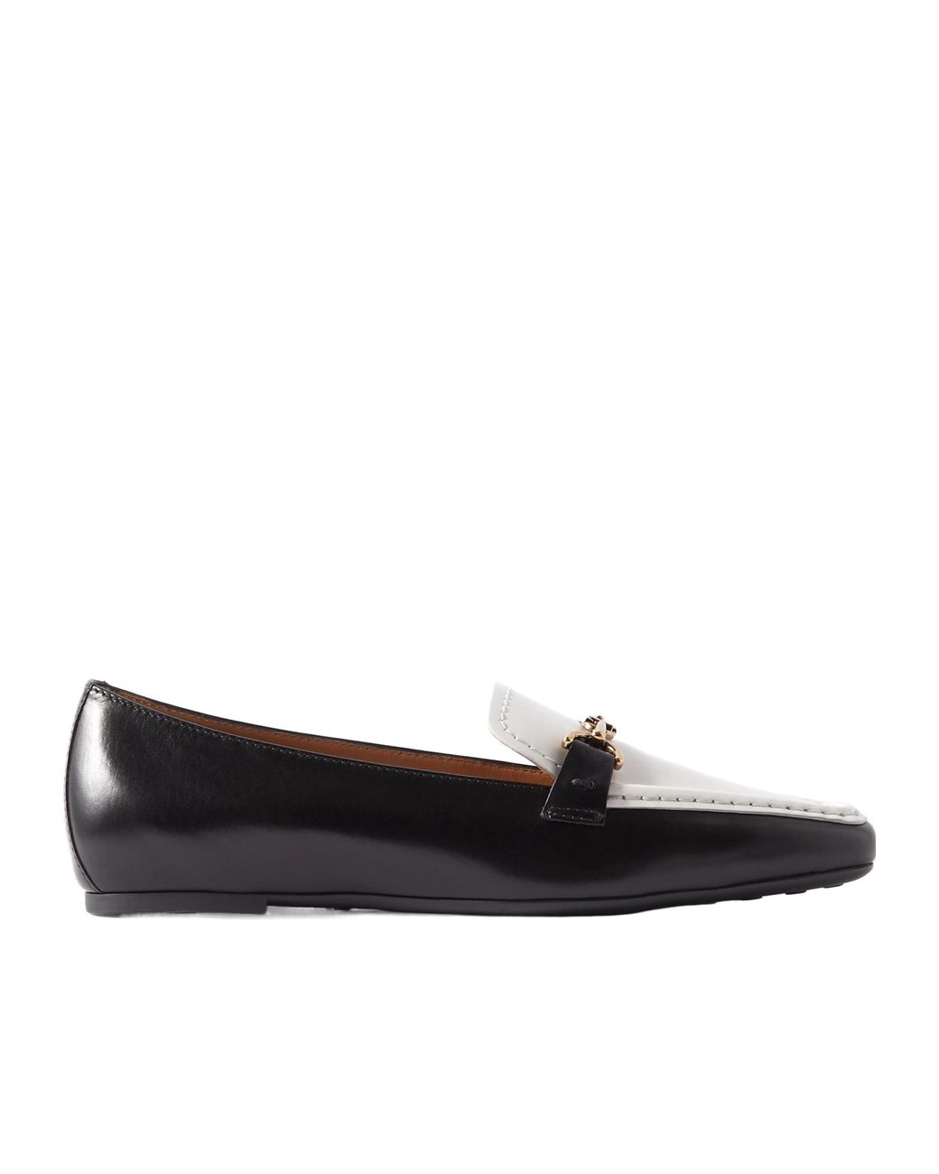 Tod's Black Leather Loafers