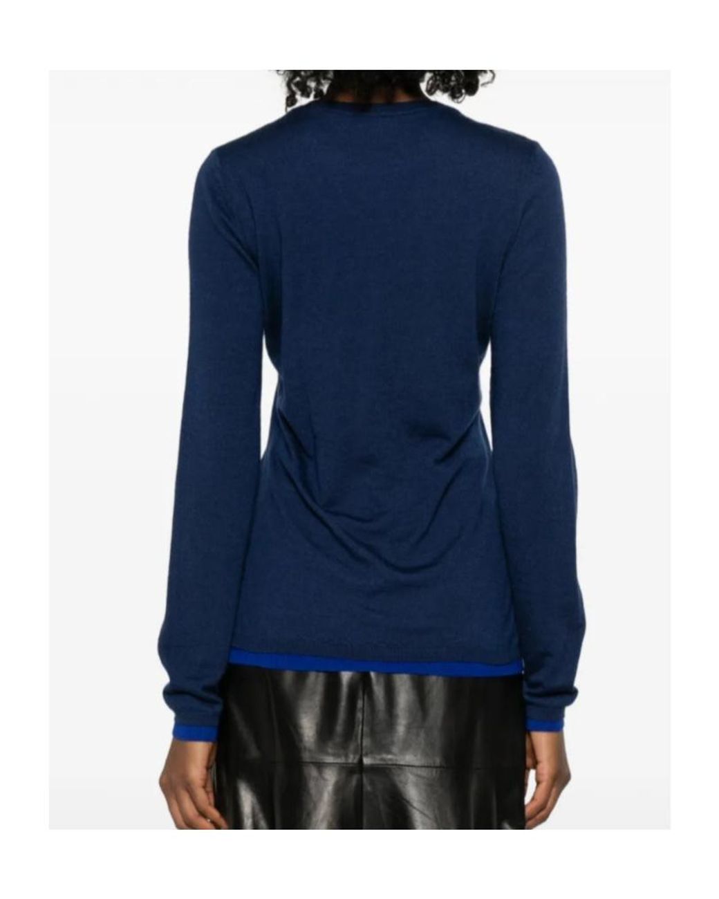 Gabriela Hearst Blue Long-Sleeved Sweater