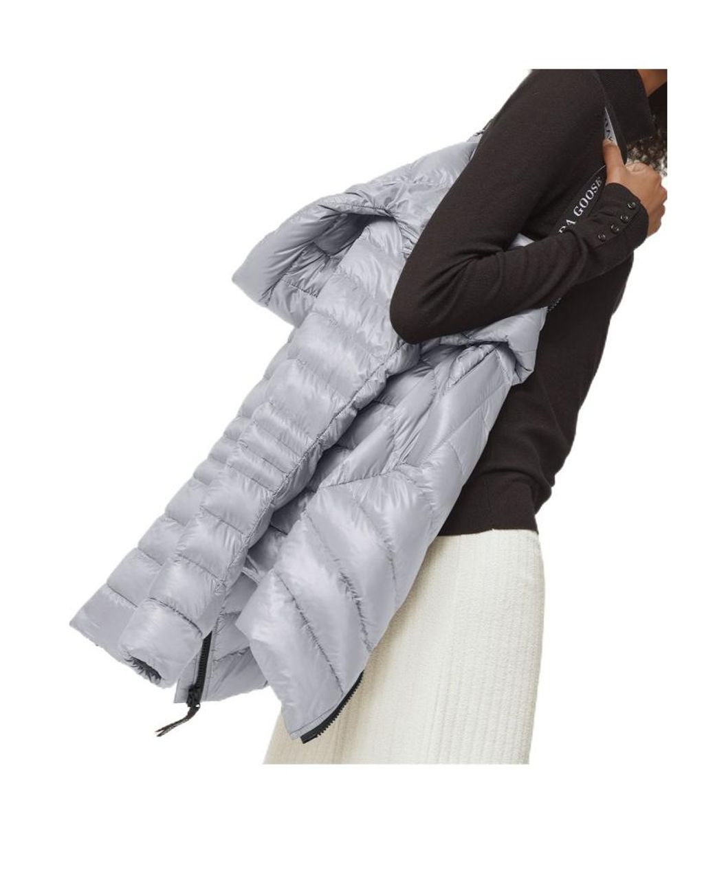 Canada Goose Gray Cypress Hooded Coat