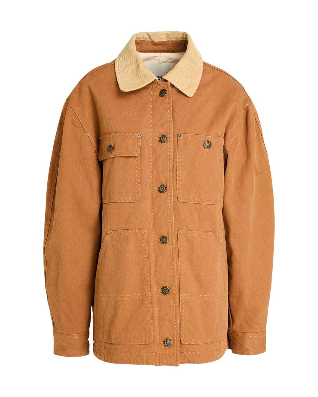 Isabel Marant Brown Solid-Color Versatile Casual Coat