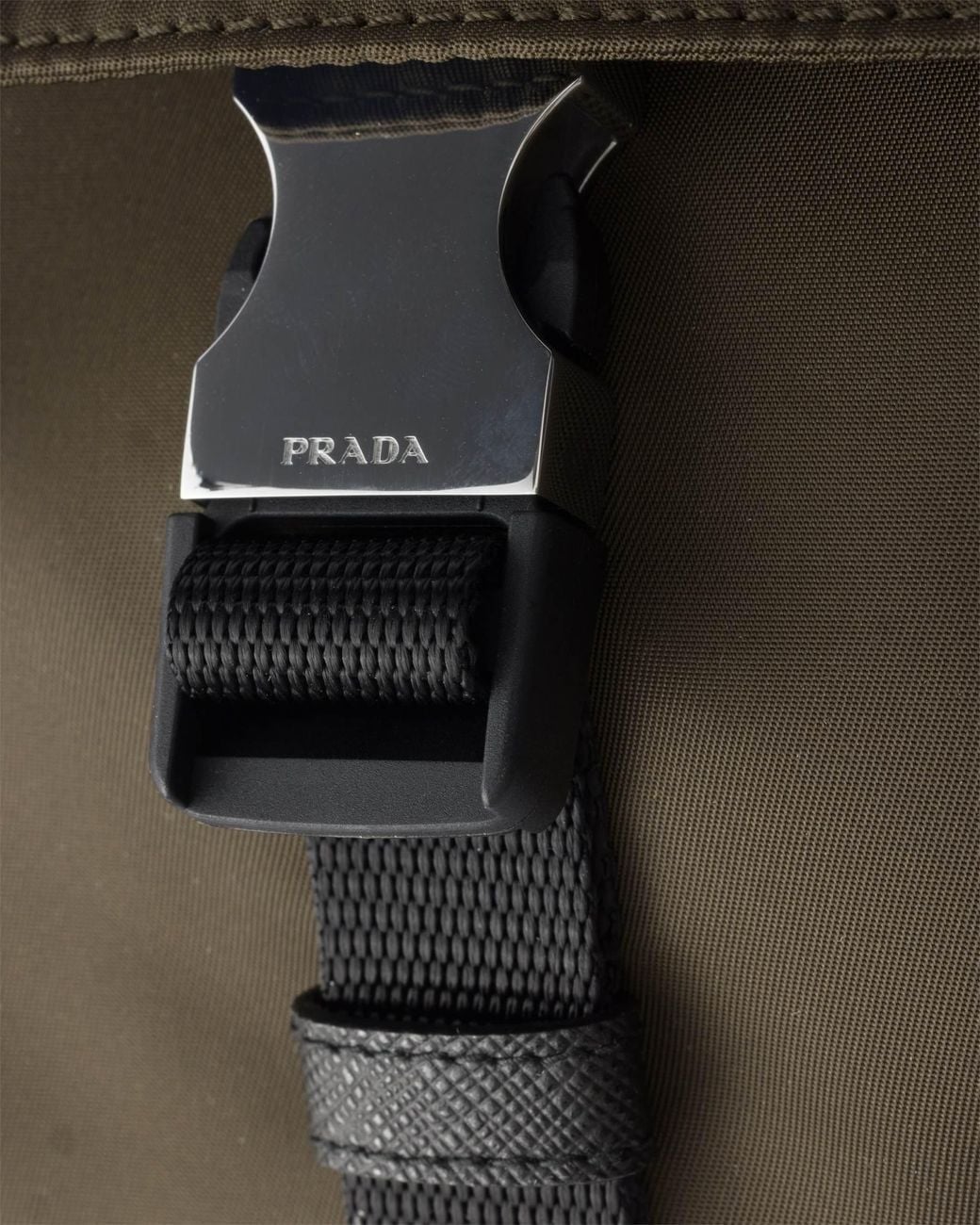 Prada Black Re-Nylon Smartphone Case for men