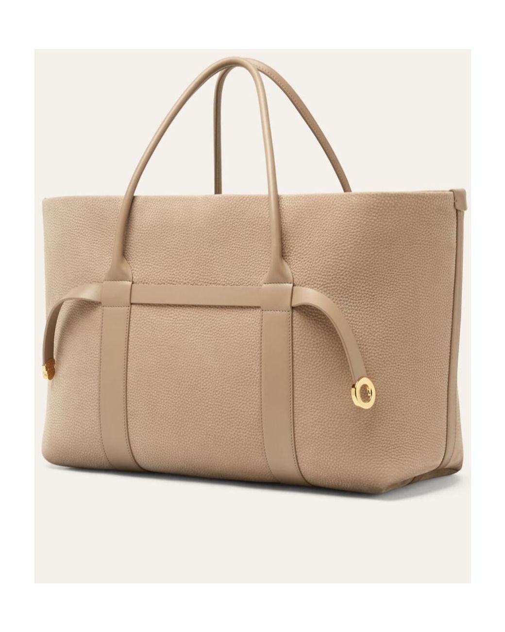 Loro Piana Natural Ghiera Large Handbag