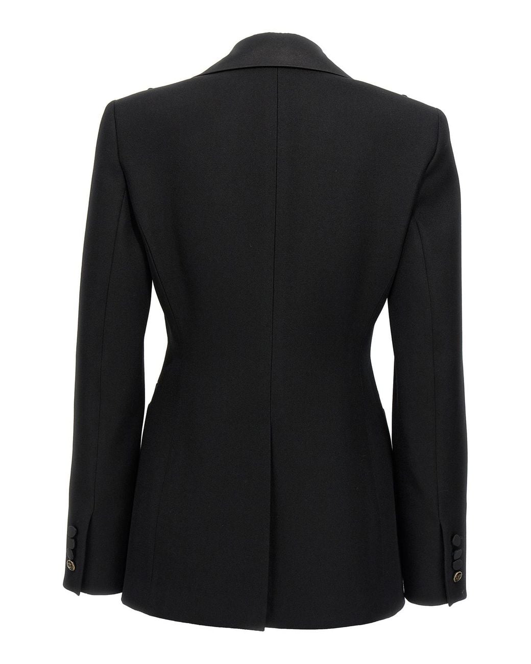 Max Mara Black Pianoforte Tassel Detailed Straight Hem Jacket