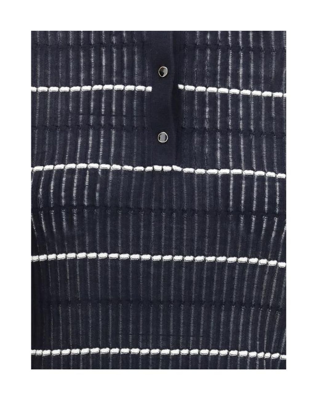Max Mara Black Studio Gallo Knitted Polo Shirt