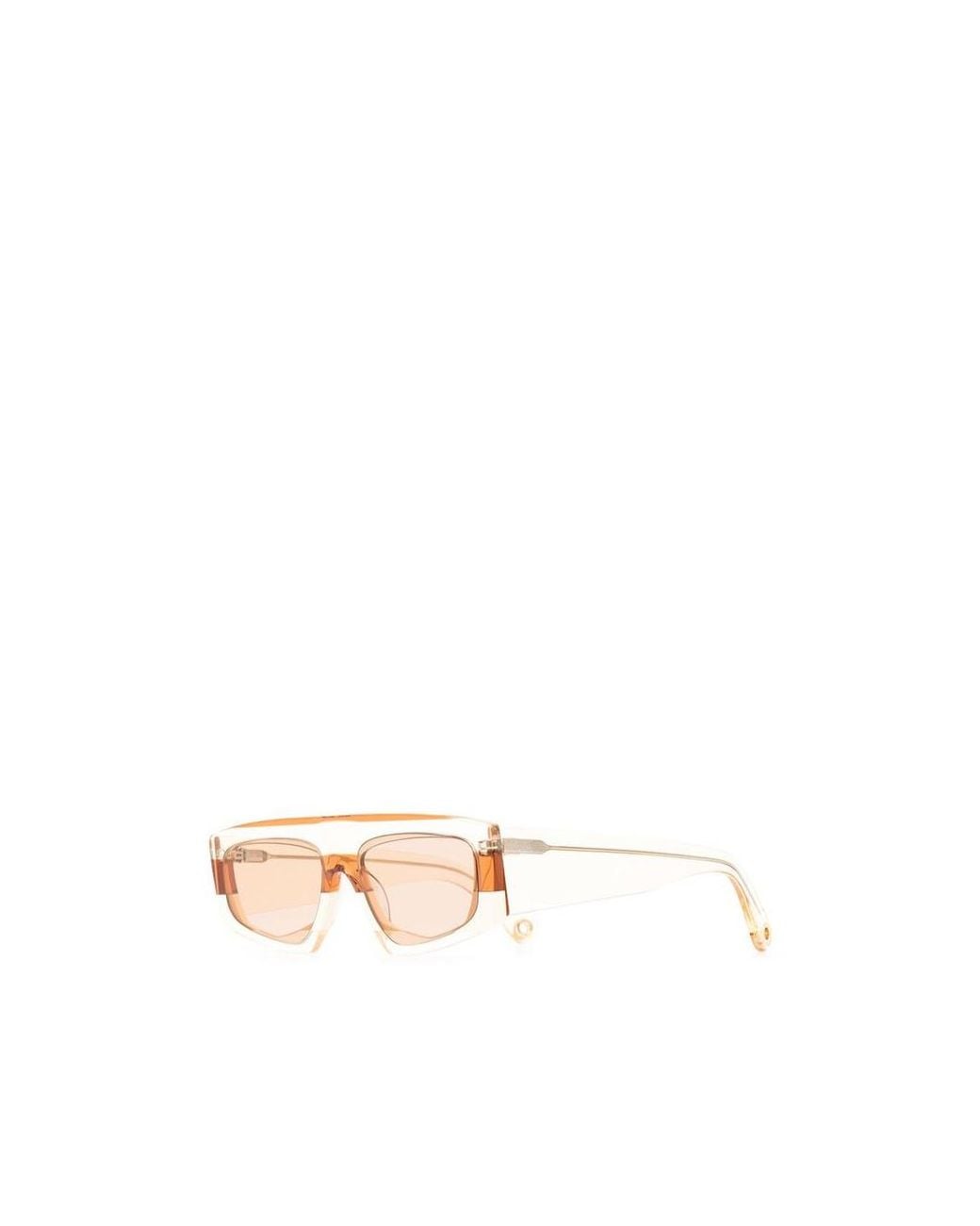 Jacquemus Pink Les Lunettes Yauco Rectangle-Shape Sunglasses