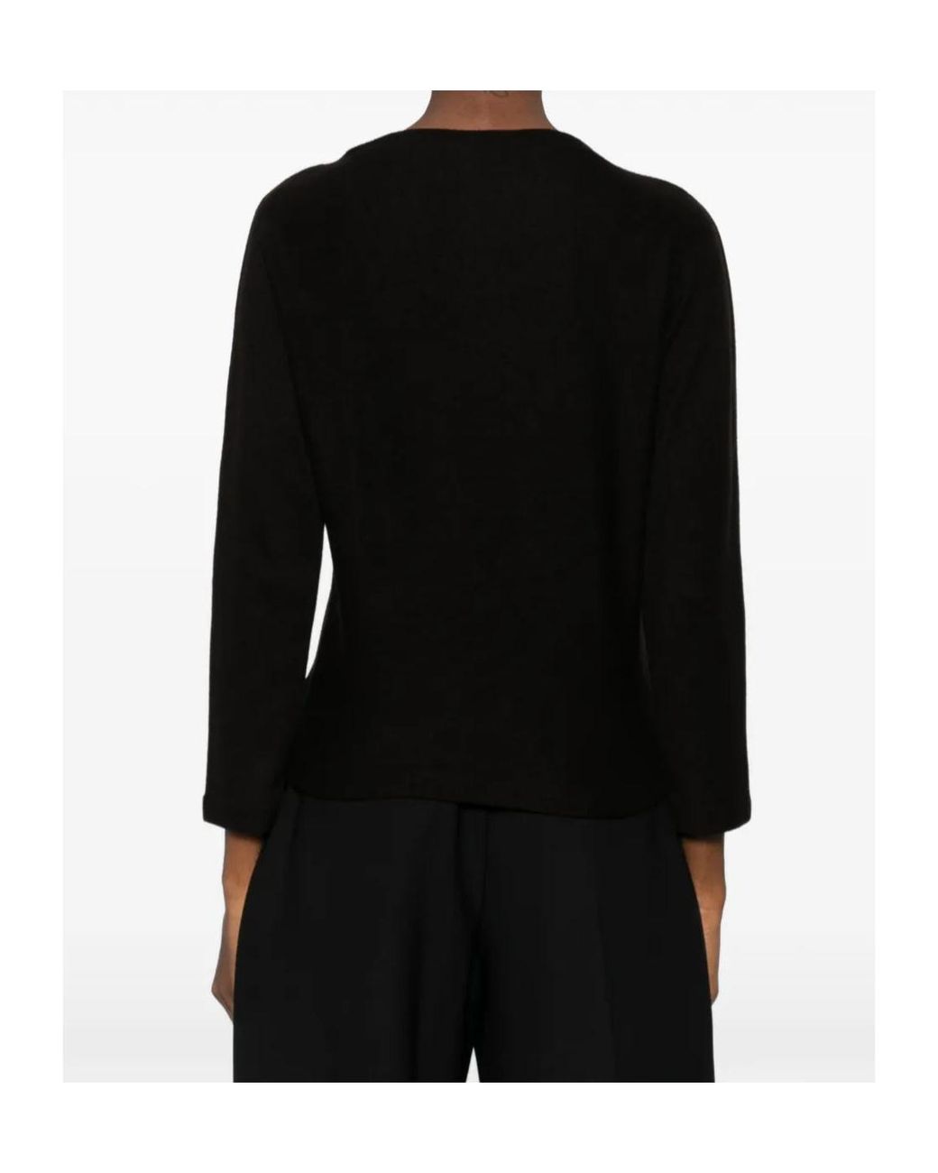 Vince Black Long-Sleeves Pullover