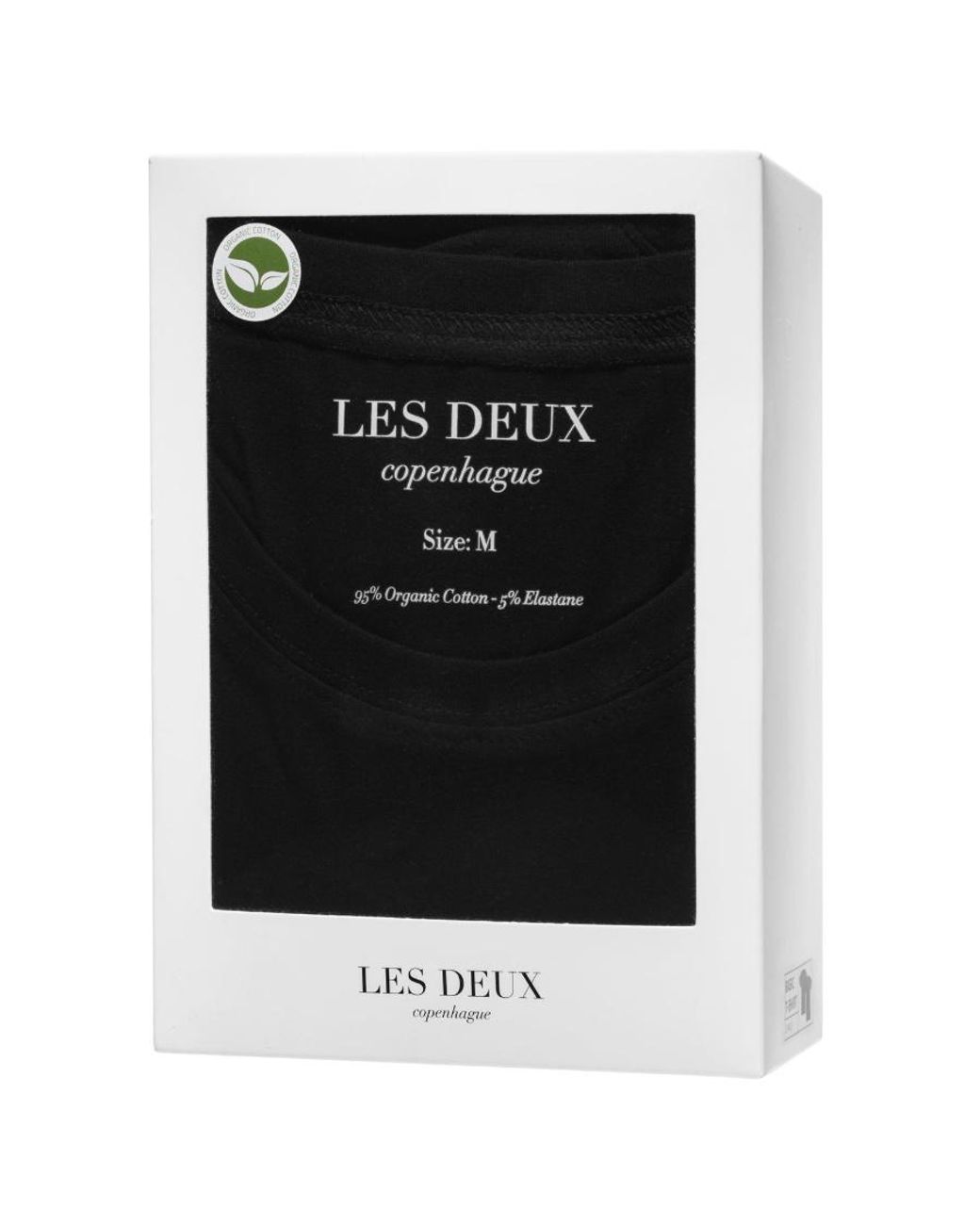 Les Deux Black Basic T-Shirt for men