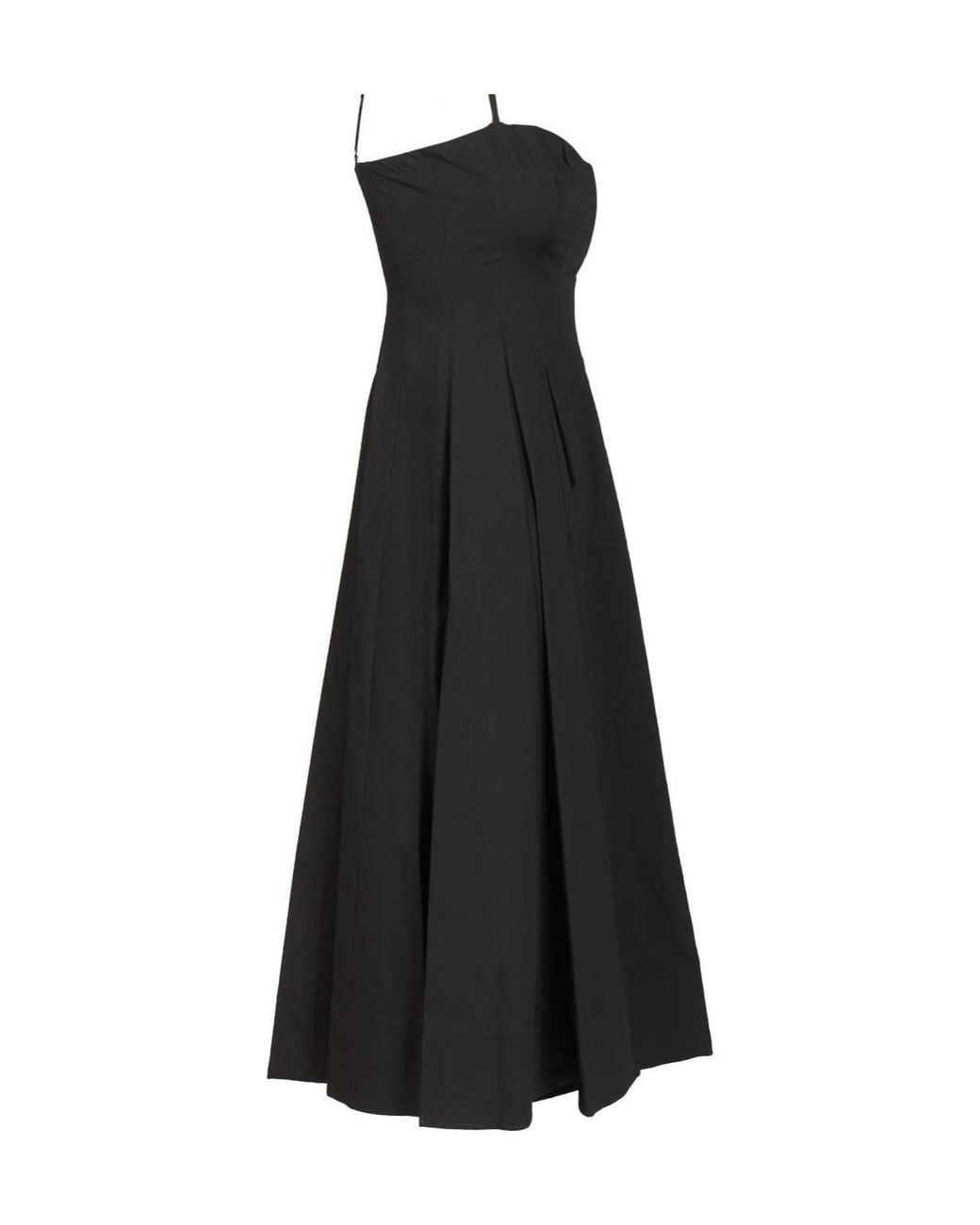 Staud Black Wilie Long Dress