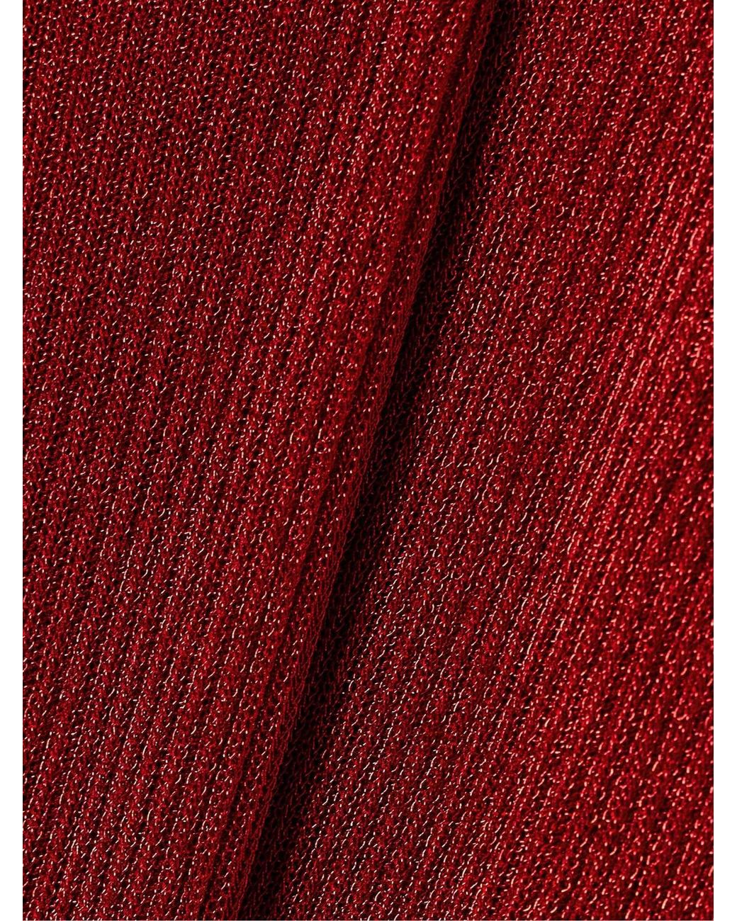 Isabel Marant Red High-Necked Dress