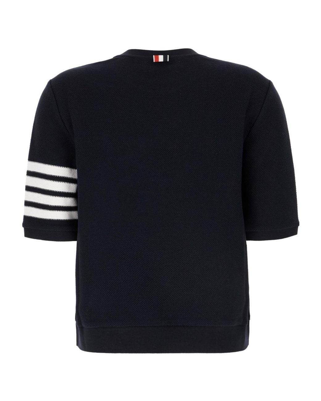 Thom Browne Blue 4-Bar Knitted T-Shirt