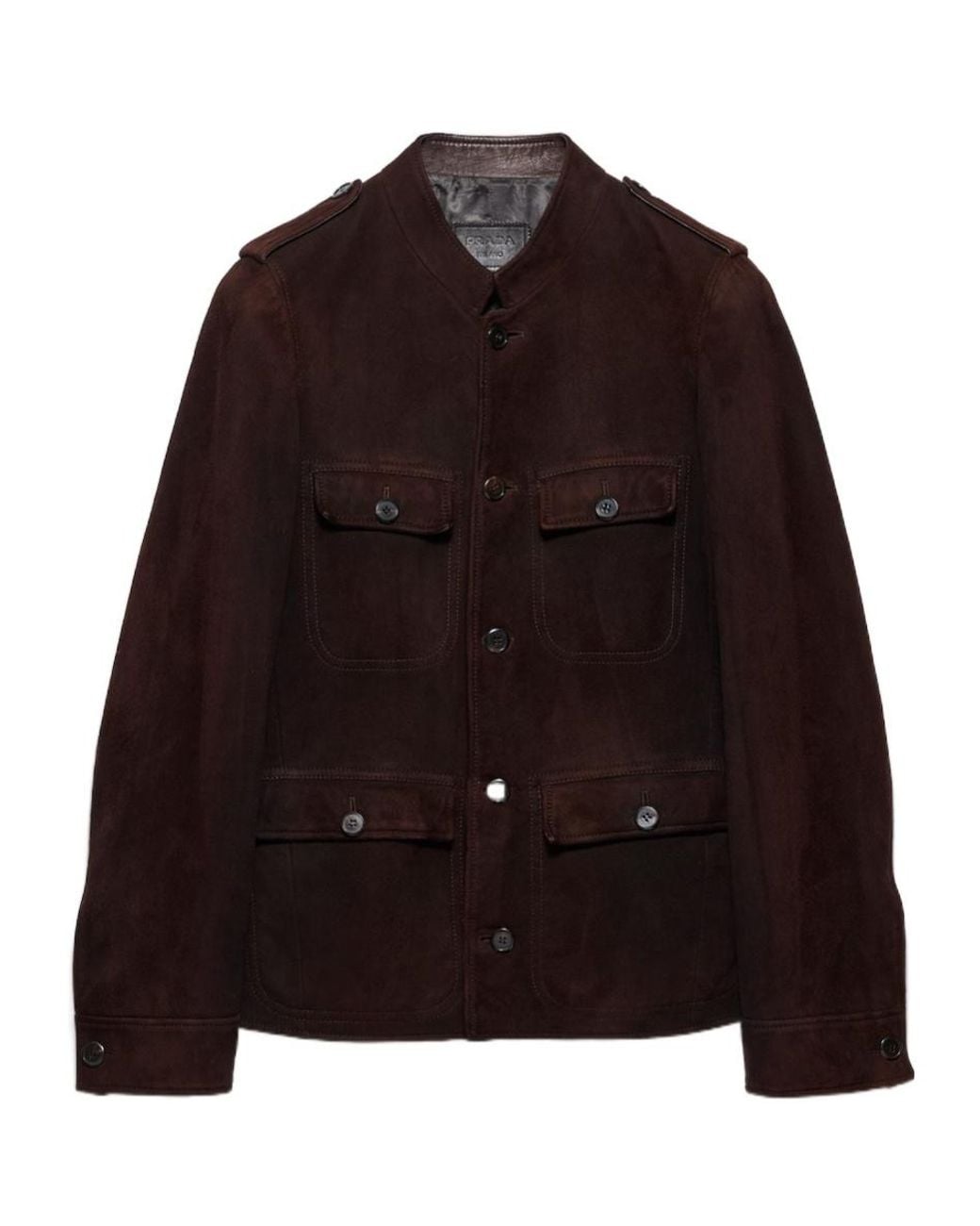 Prada Brown Suede Jacket for men