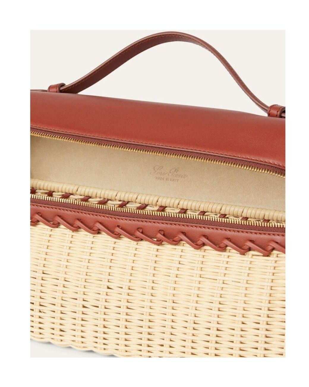 Loro Piana Brown Extra Pocket L27 Wicker