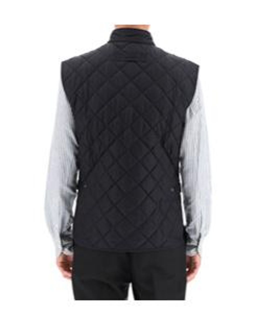 Barbour Black Lowerdale Quilted Vest for men