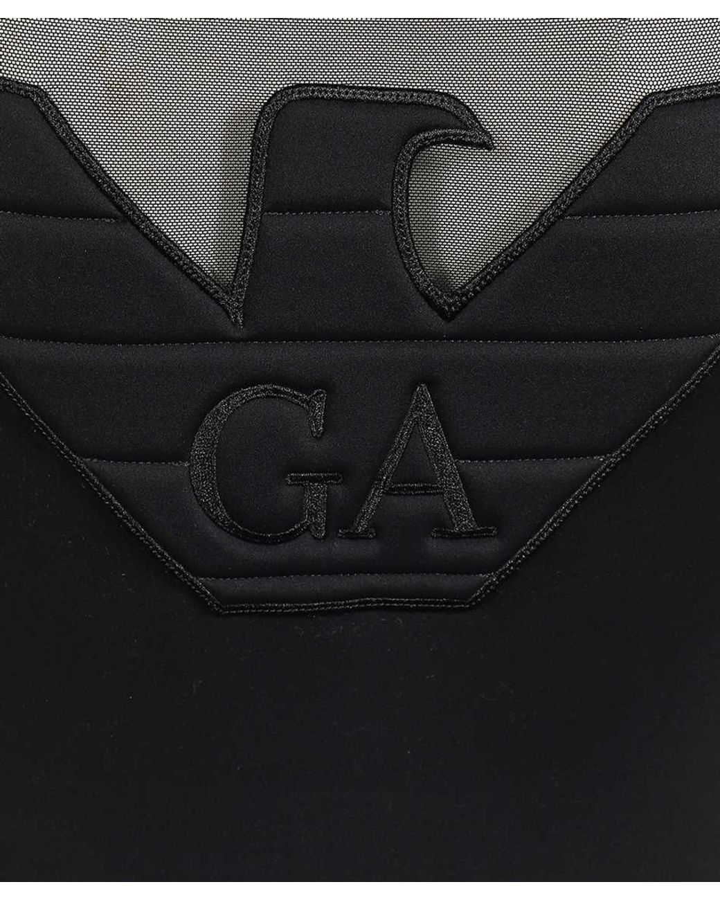 Emporio Armani Black Logo Swimsuit