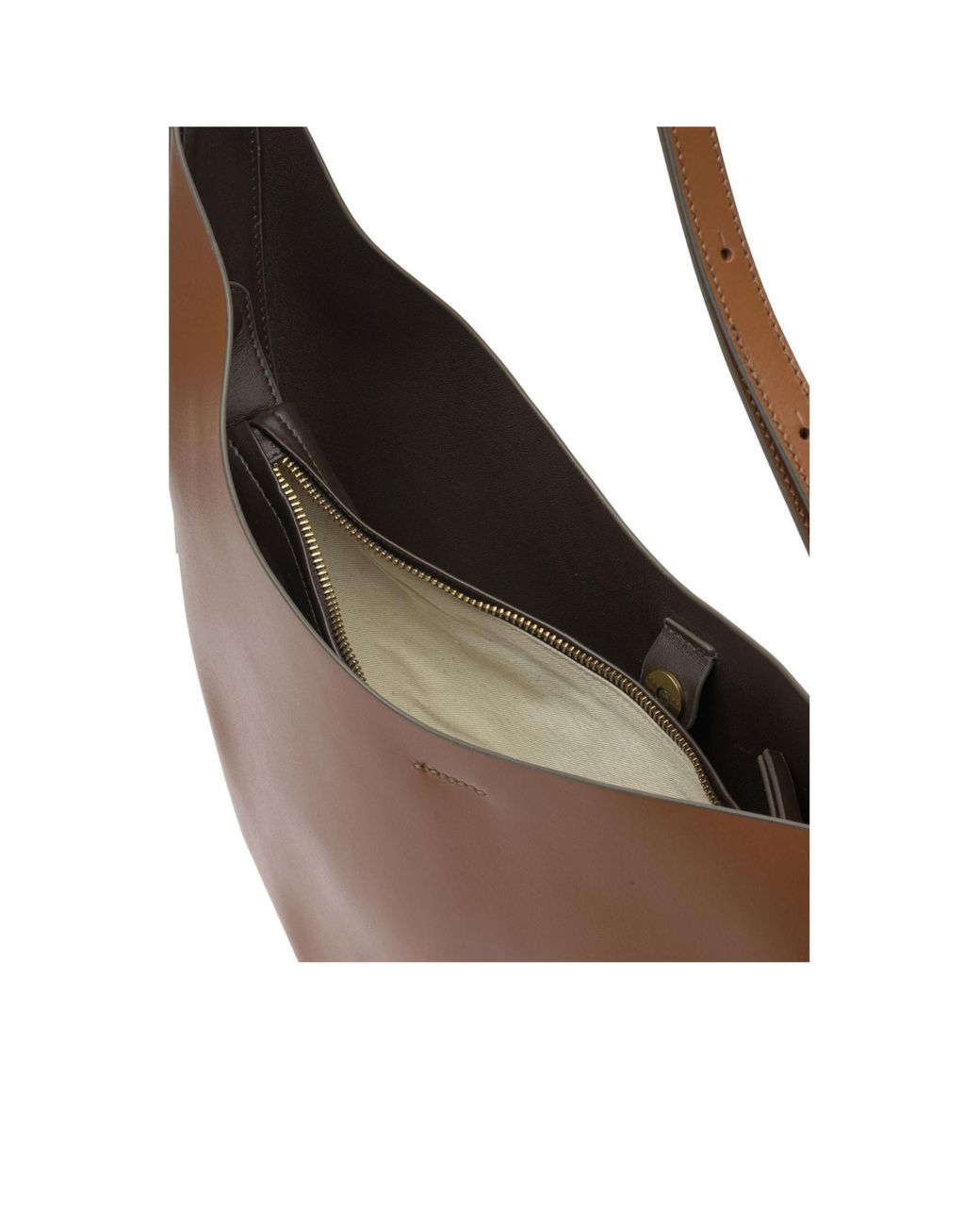 Soeur Brown Winona Calf Leather Shoulder Bag