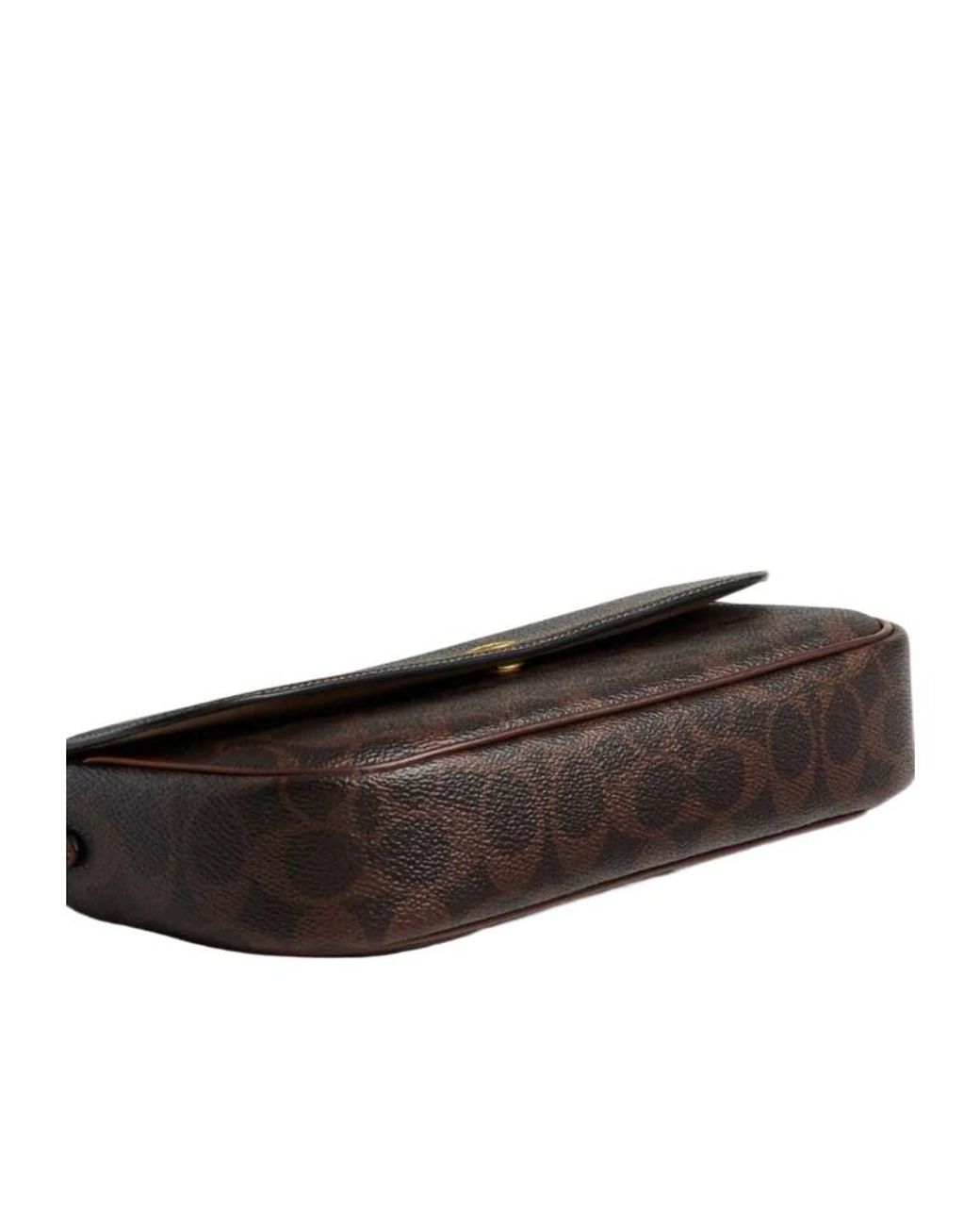 COACH Metallic Brook Signature Shoulder Bag