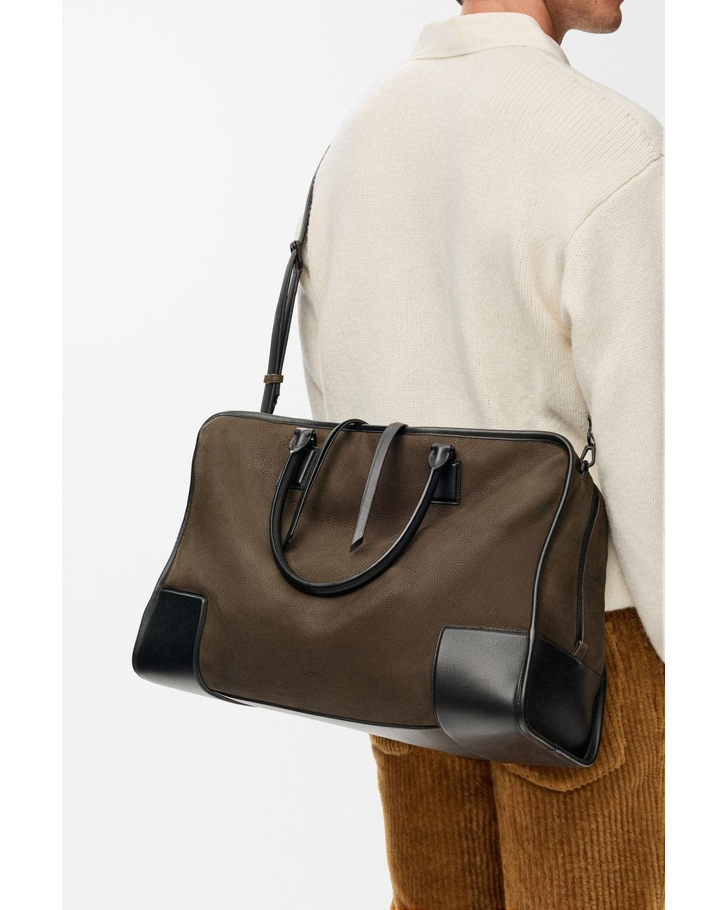 Loewe Black Amazona 180 Duffle Bag for men