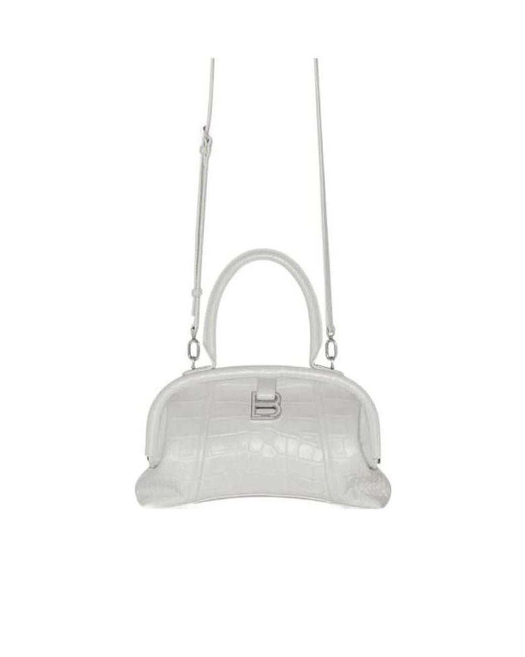 Balenciaga White Editor Small Tote Bag