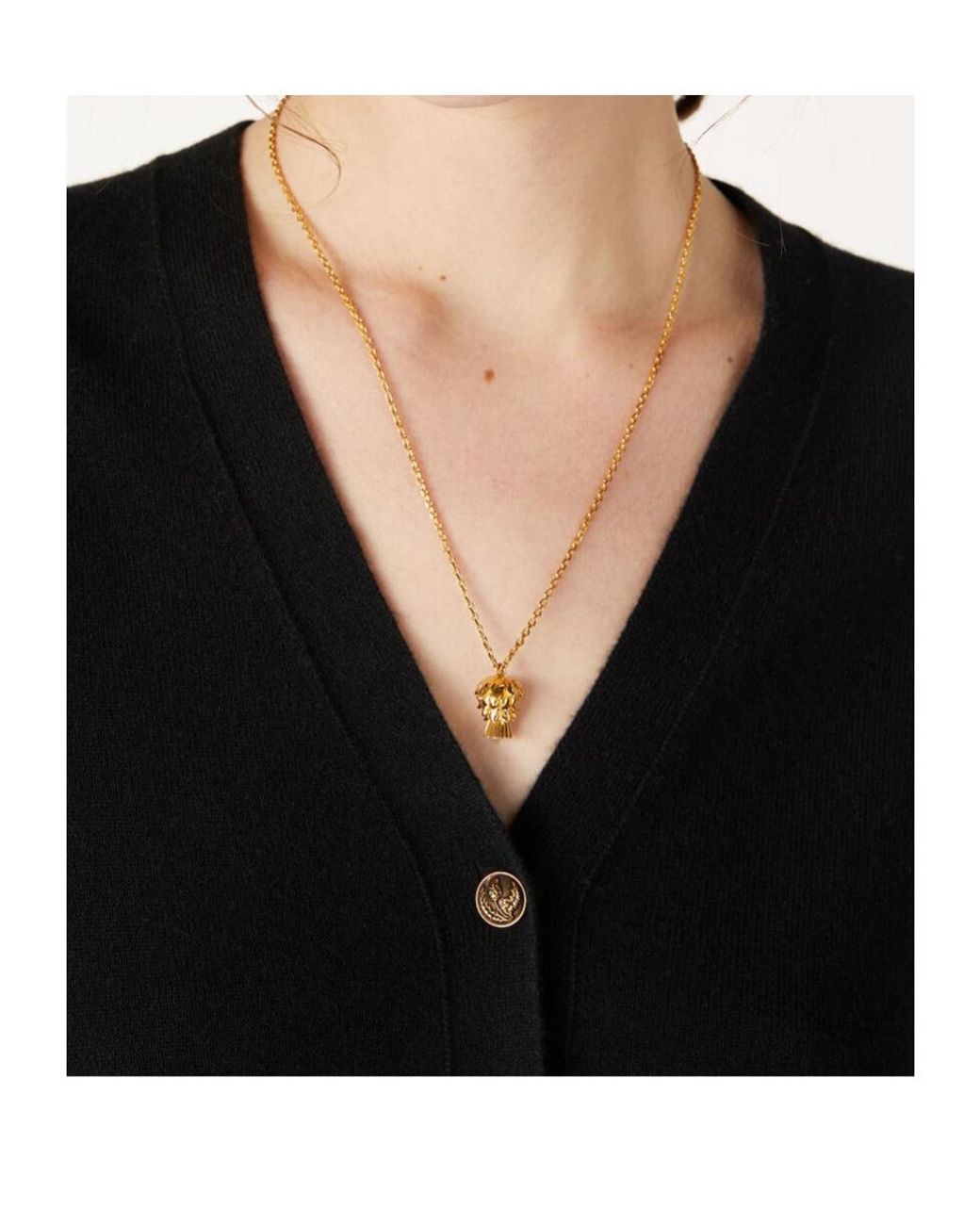Loro Piana Metallic Chain Necklace