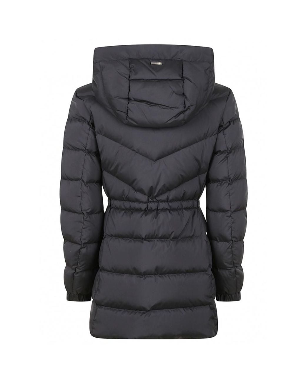 Woolrich Black Hooded Down Jacket