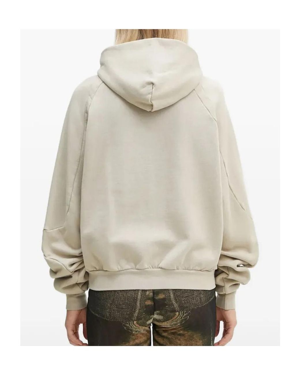 OTTOLINGER Gray Embroidered Zip-Up Hoodie