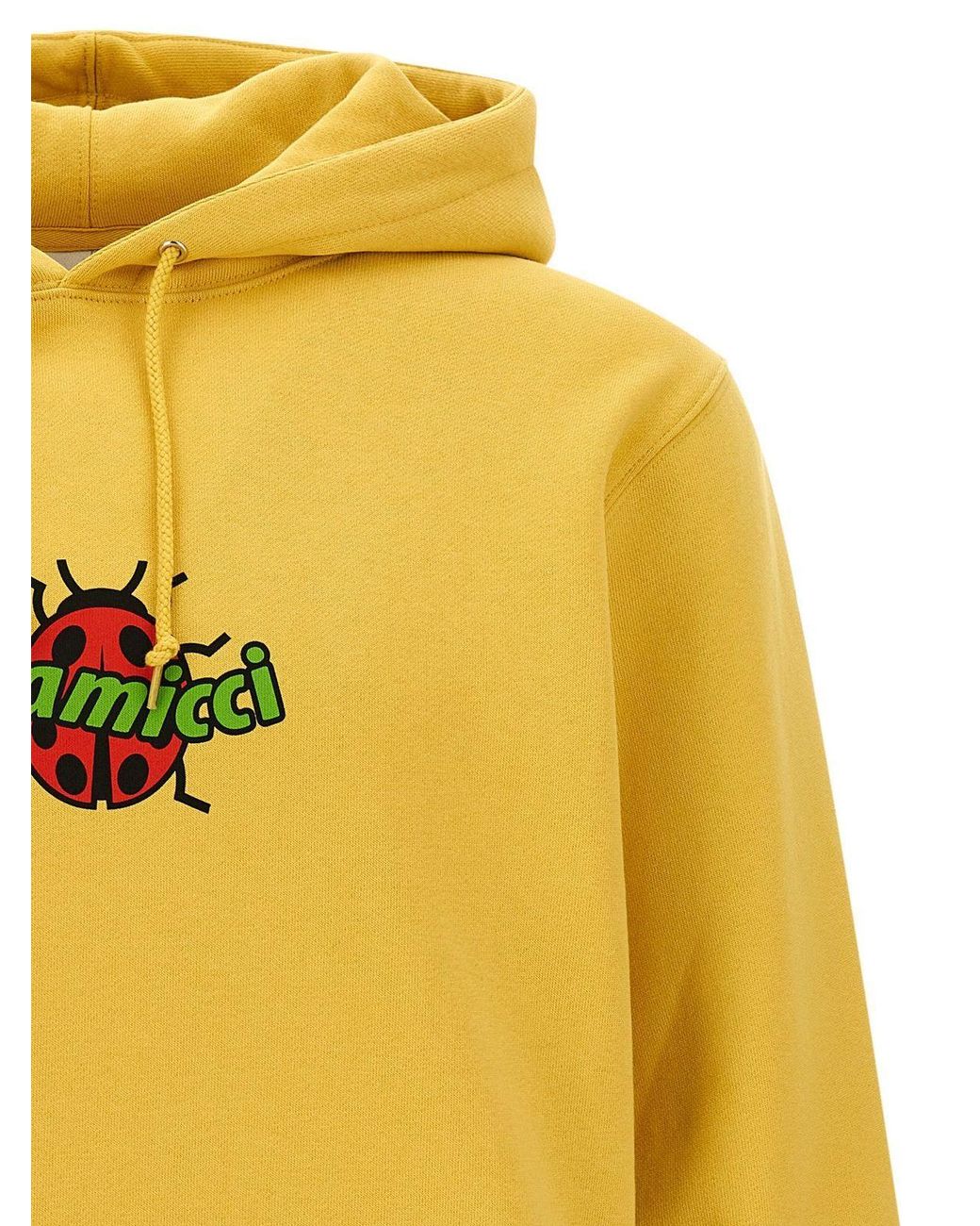 Gramicci Yellow Ladybug Graphic Hoodie for men