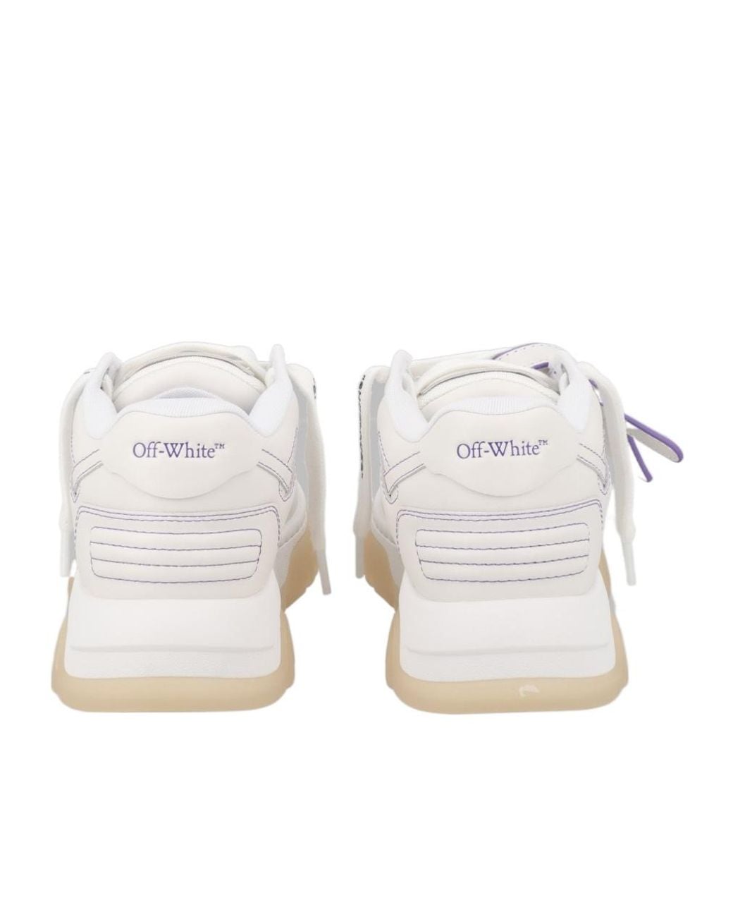 Off-White c/o Virgil Abloh White Round-Toe Sneakers
