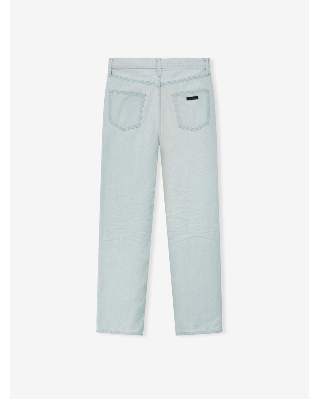 Fear Of God Blue Straight Five-Pocket Jeans for men