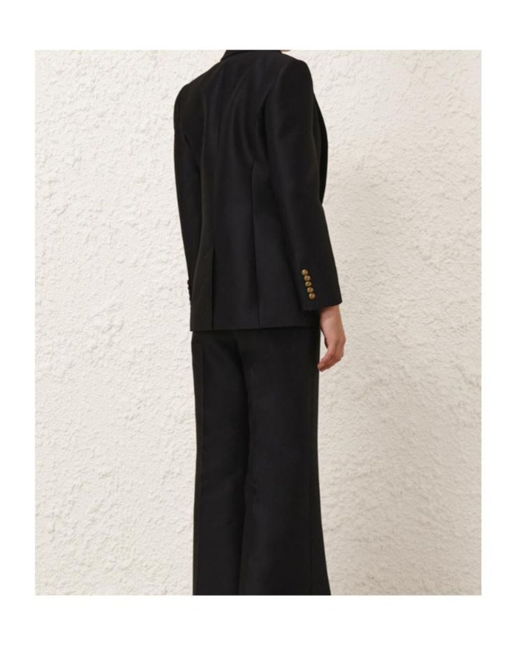 Zimmermann Black Hypnotic Tailored Jacket