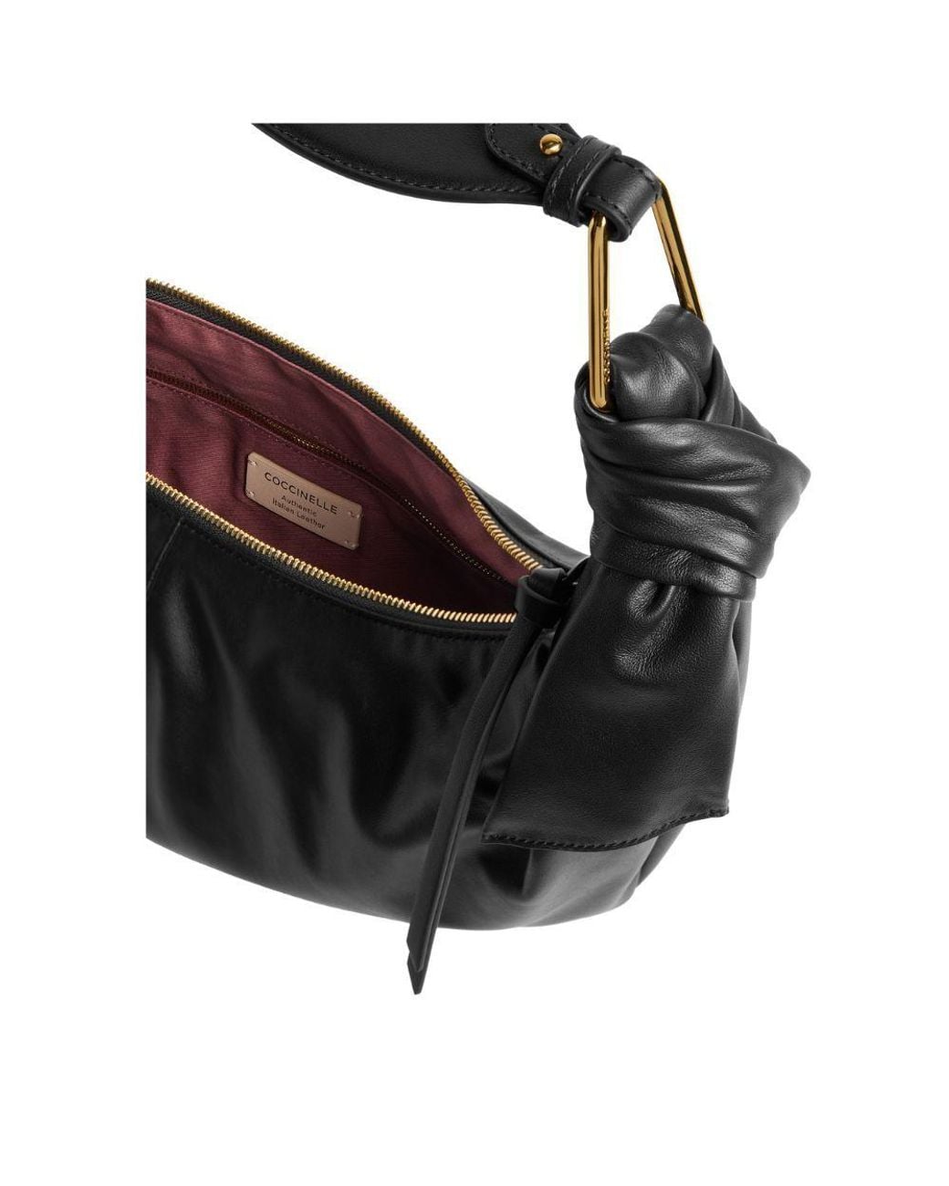 Coccinelle Black Furoshiki Large Shoulder Bag