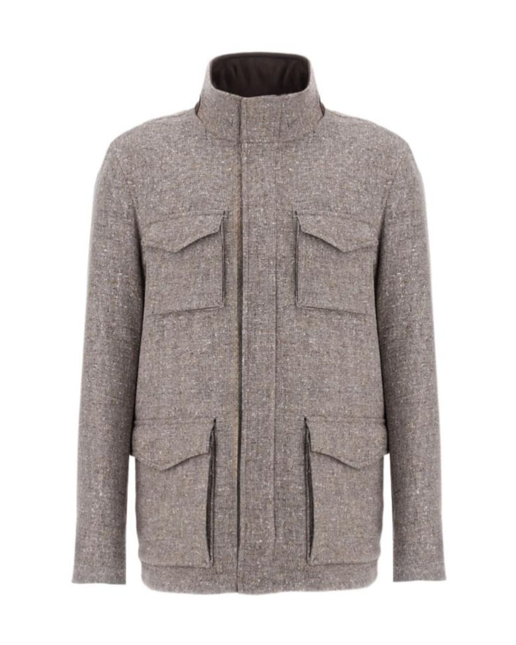 Herno Gray Resort Field Jacket for men