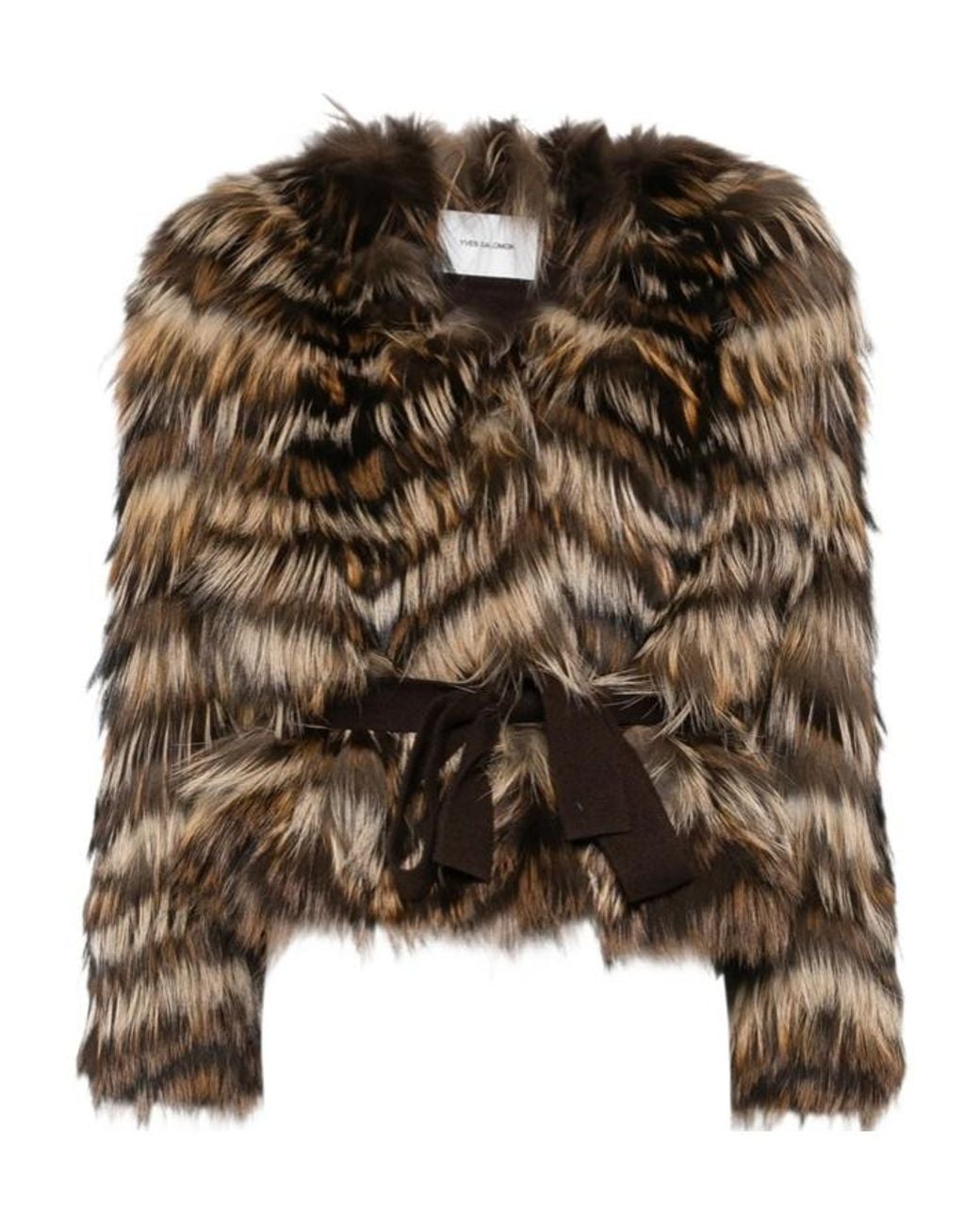 Yves Salomon Natural Belted Jacket