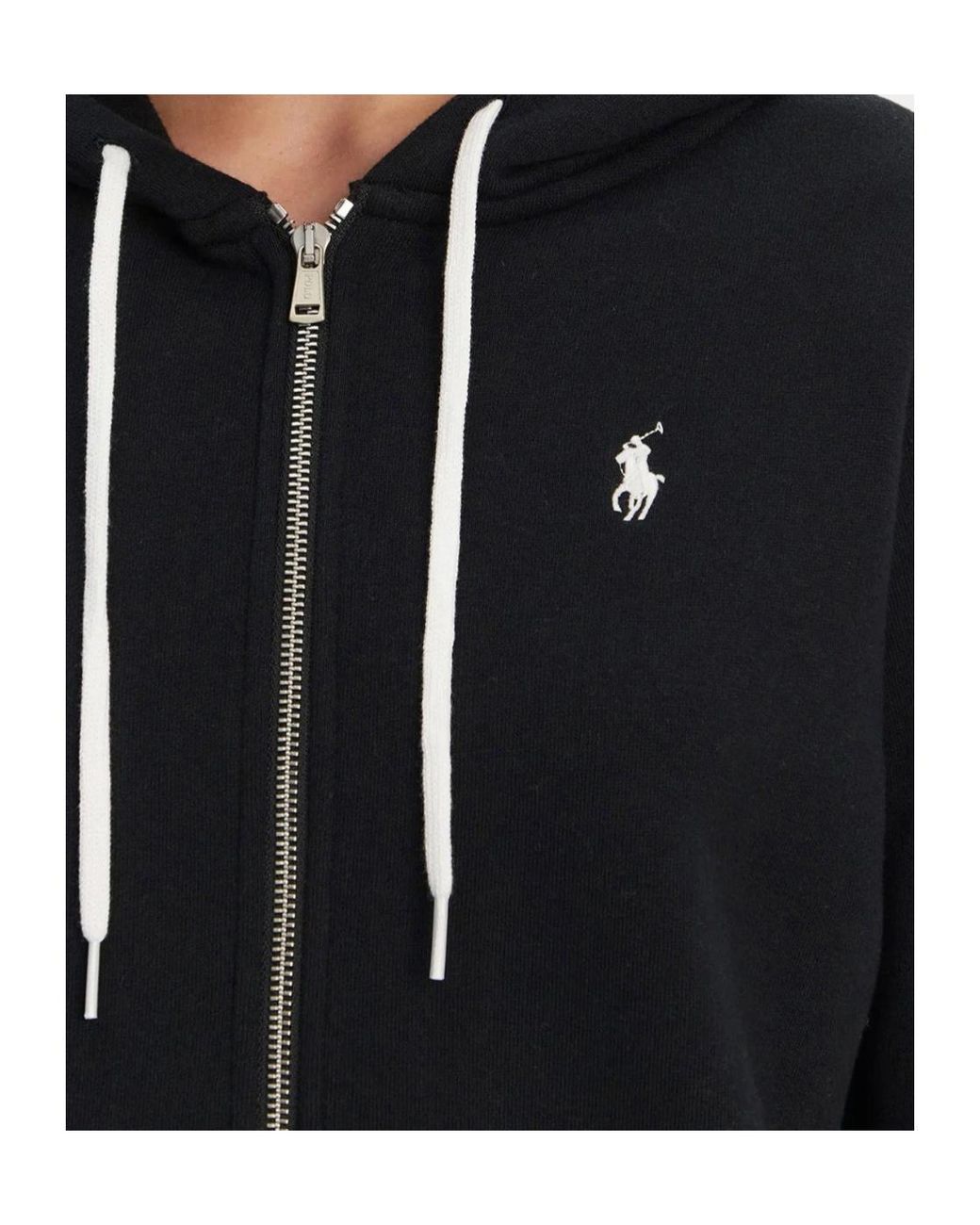Polo Ralph Lauren Blue Full-Zip Drawstring Hoodie