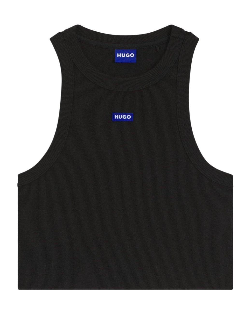 Boss Black Solid Color Tank Top