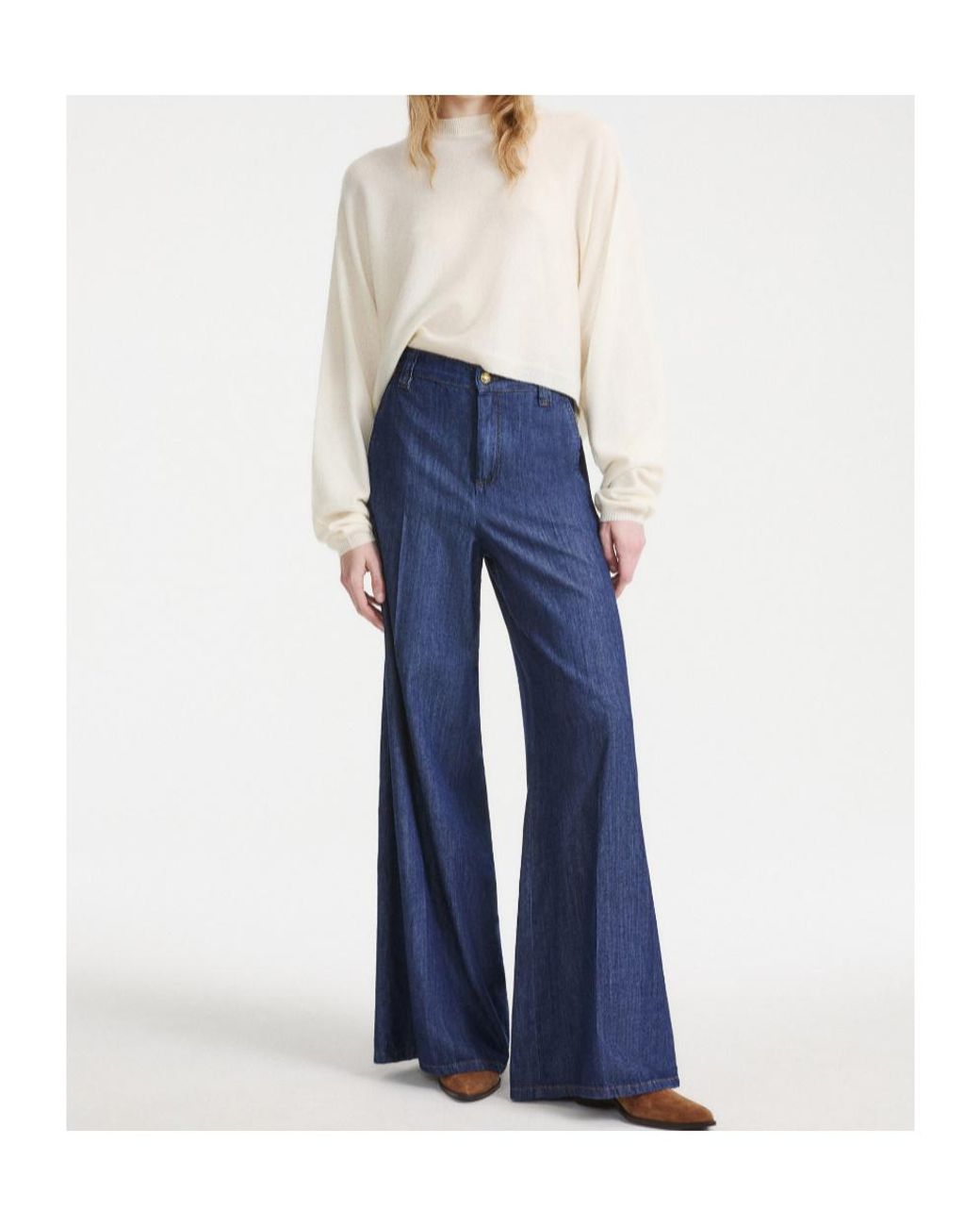 Marella Blue Palazzo Jeans