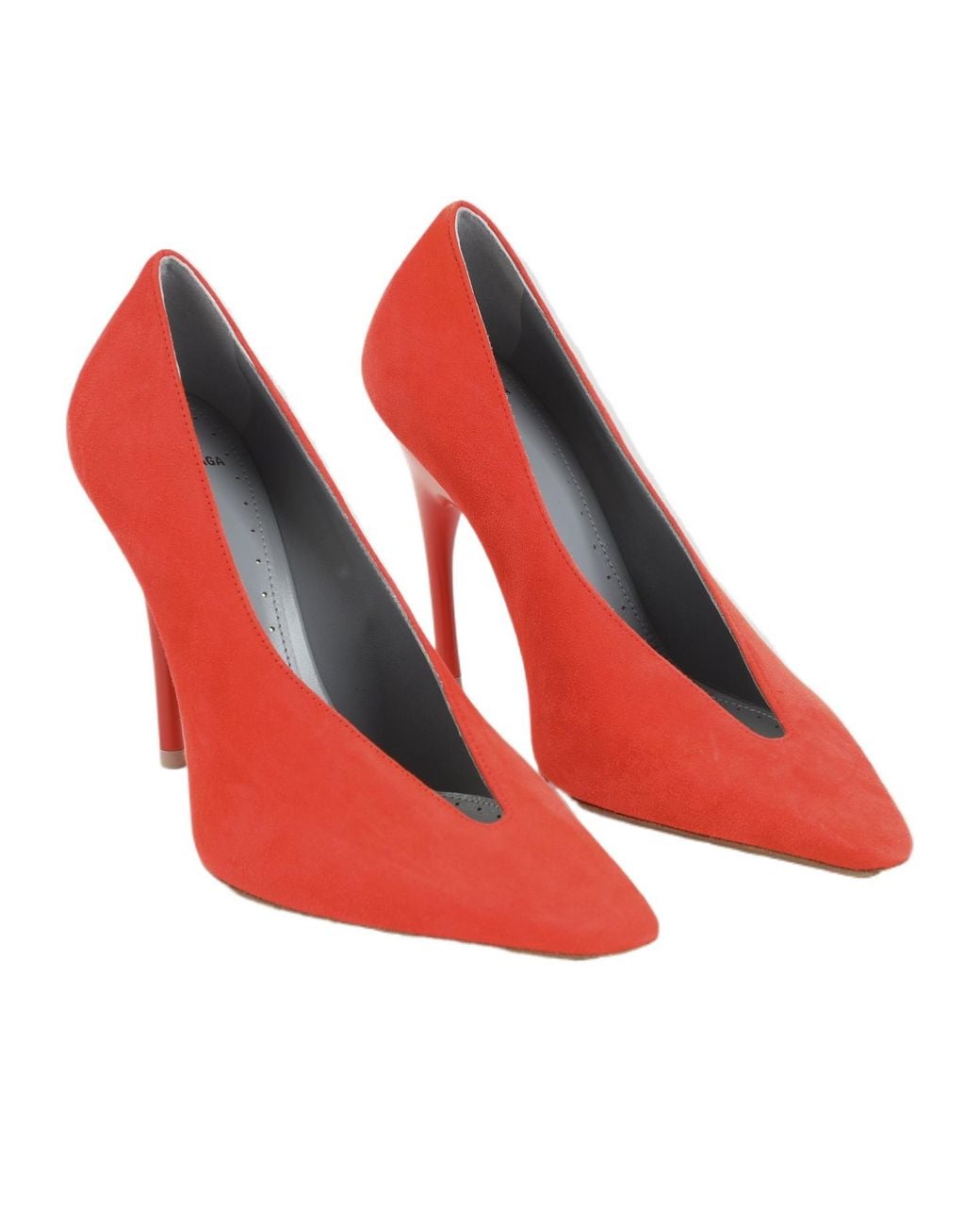 Balenciaga Red Duchesse Pumps
