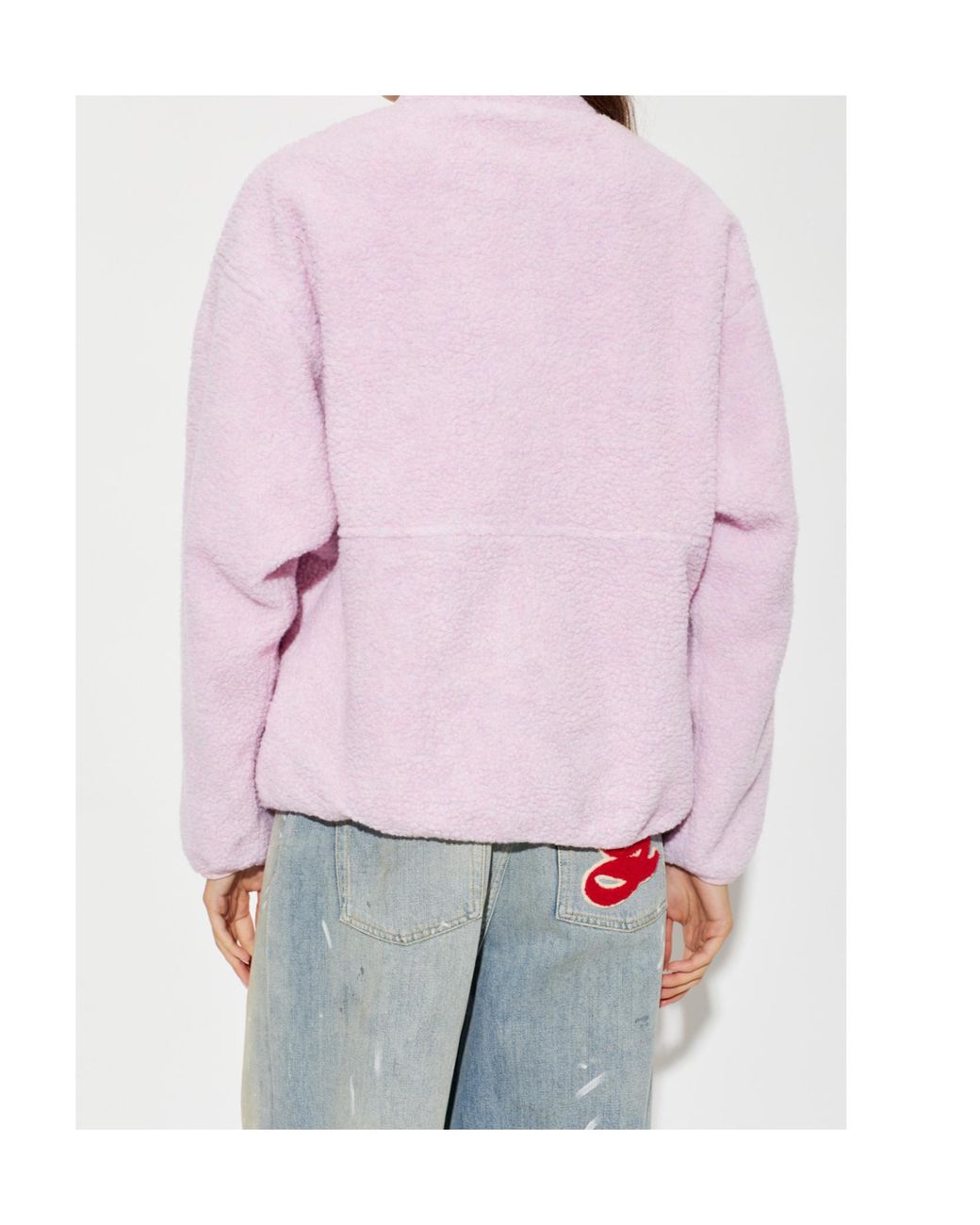 American Vintage Pink Super Vintage Fleece Jacket