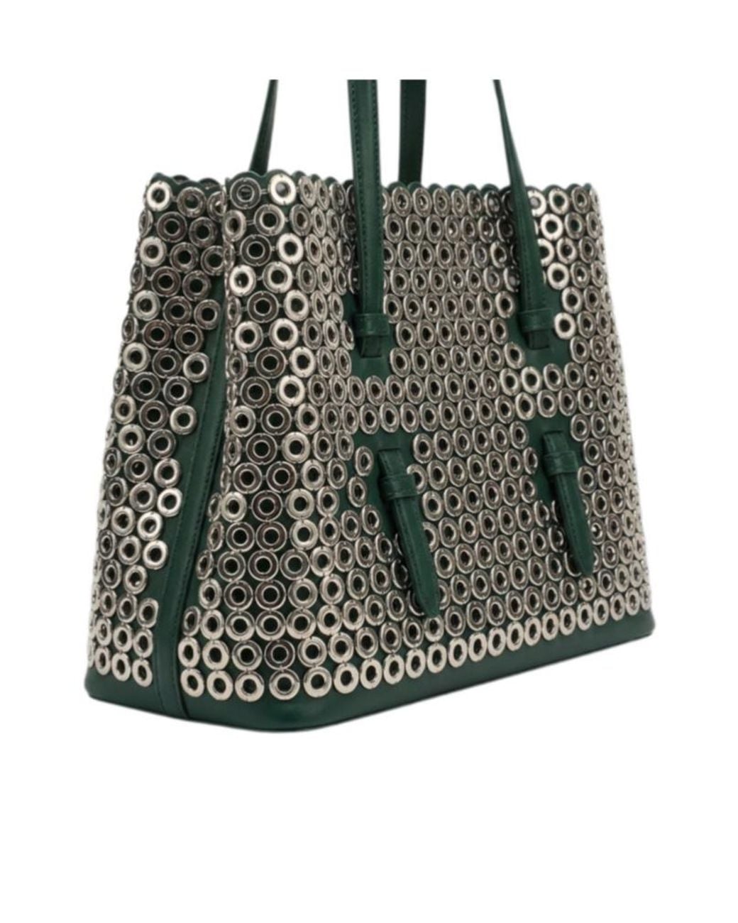 Alaïa Black Metal Studded Bag