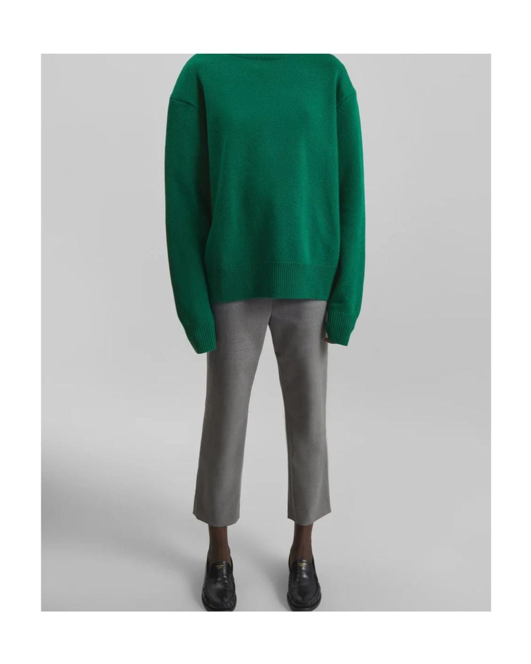 Frankie Shop Green Long-Sleeved Sweater