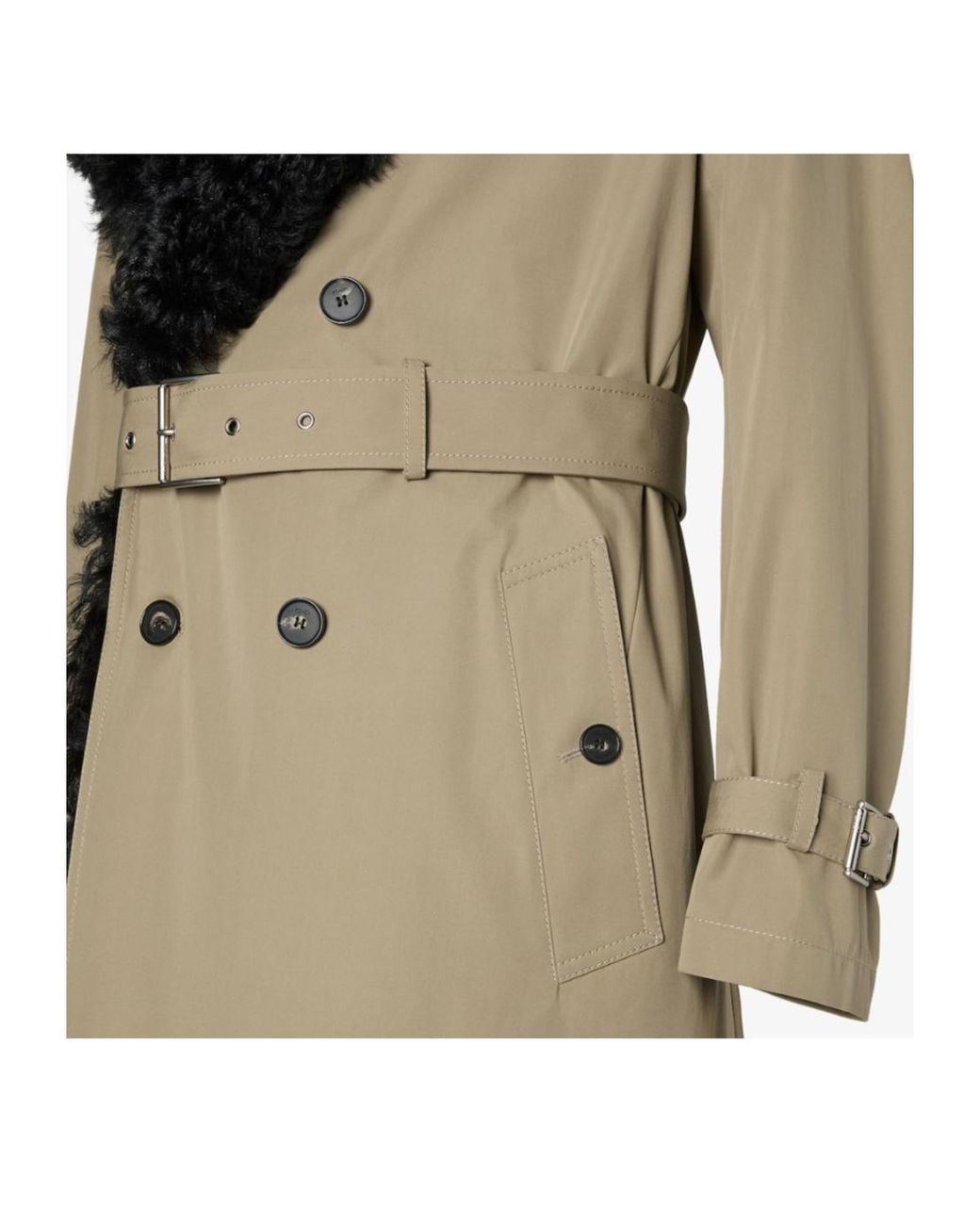 Fendi Multicolor Rope-Coloured Cotton Trench Coat for men