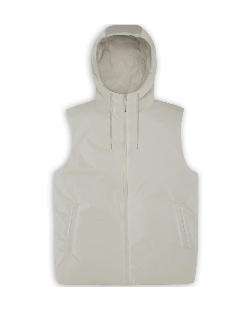 Rains White Lohja Gilet for men