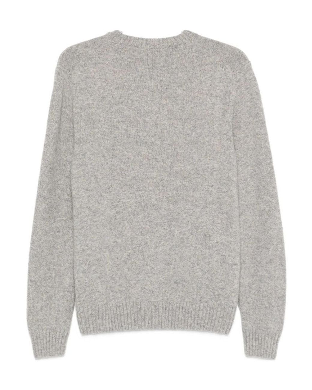 Zanone Gray Geelong Knitted Jumper for men